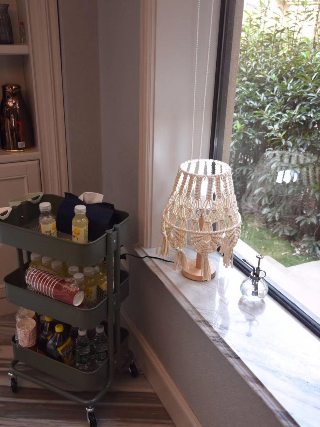 Macrame Table Lamp - Blowlighting