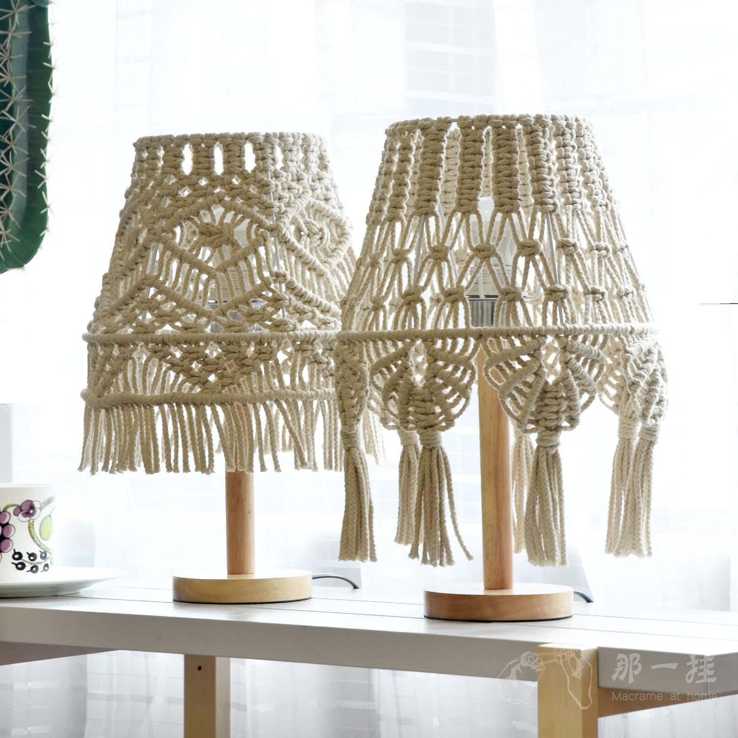 Macrame Table Lamp - Blowlighting