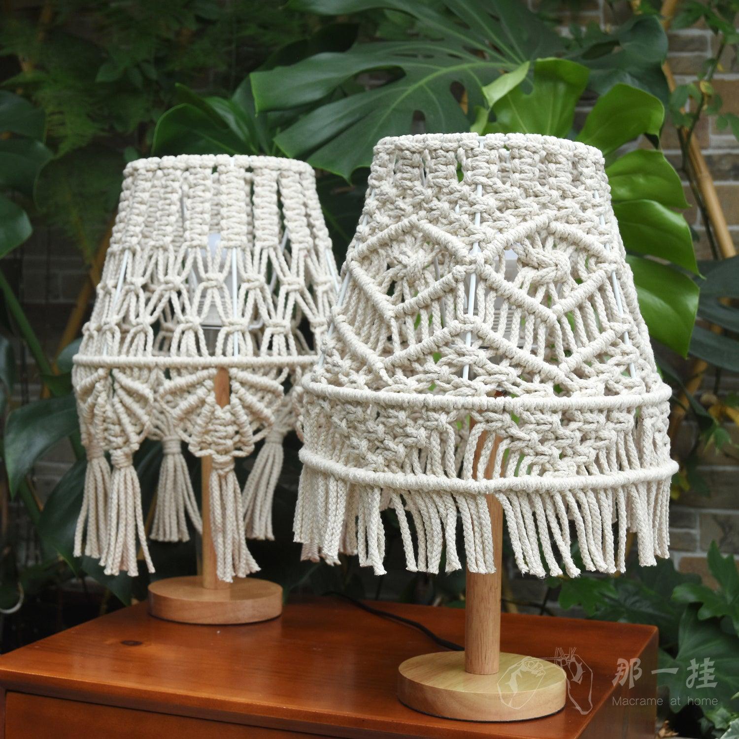 Macrame Table Lamp - Blowlighting