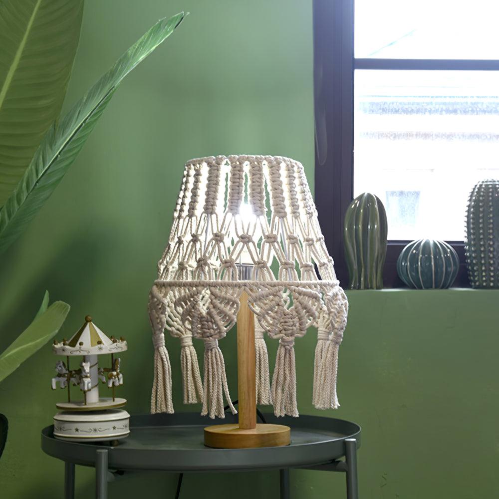 Macrame Table Lamp - Blowlighting