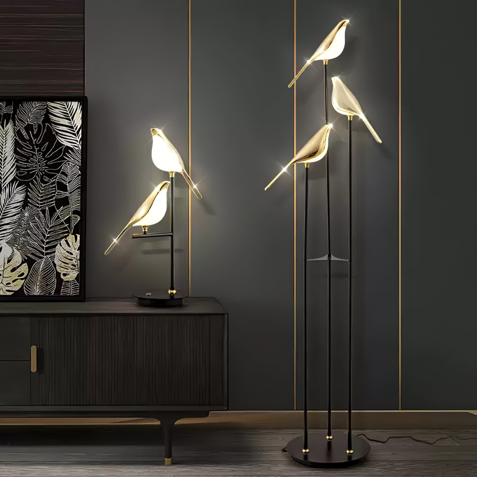 Magpie Perch Table Lamp - Blowlighting
