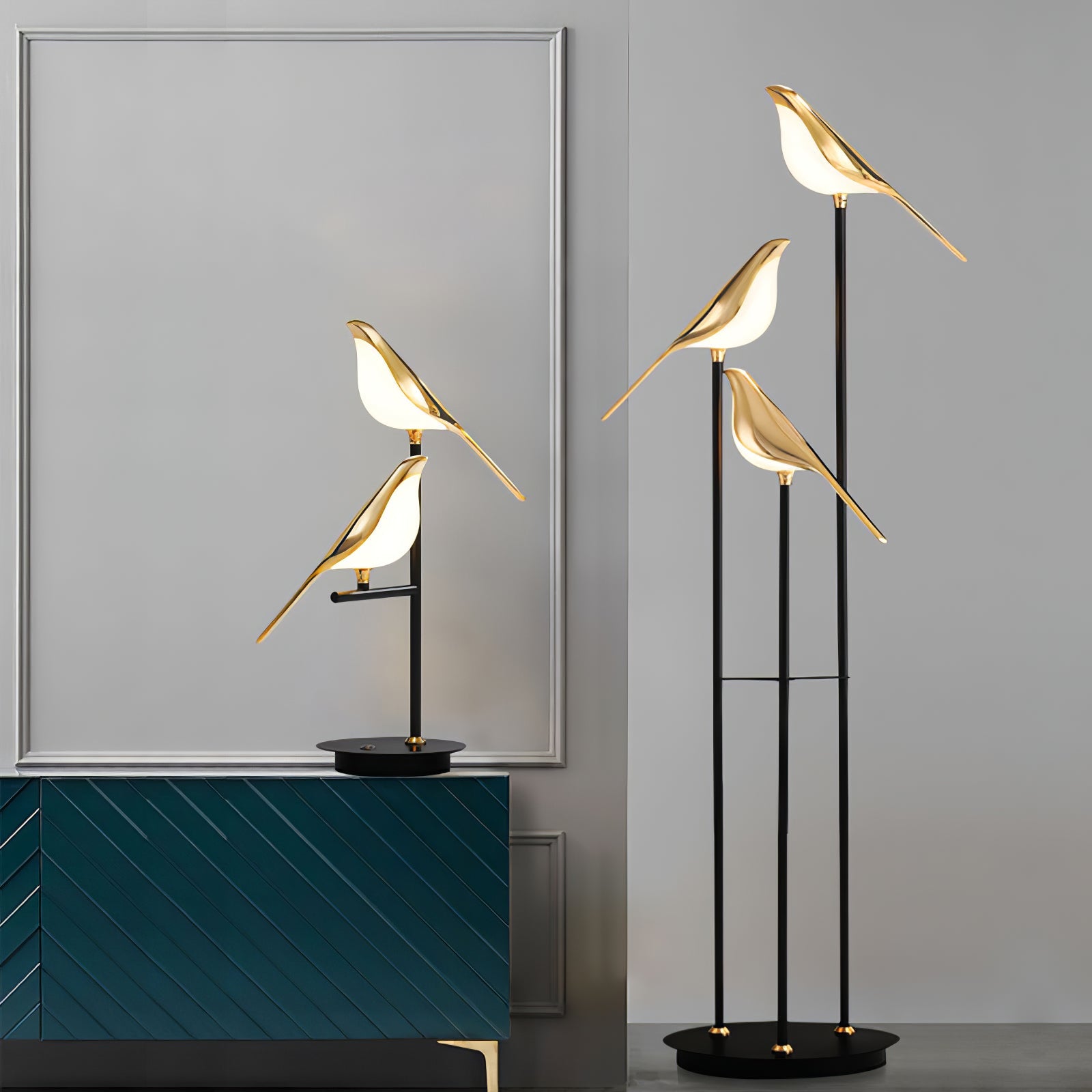 Magpie Perch Table Lamp - Blowlighting