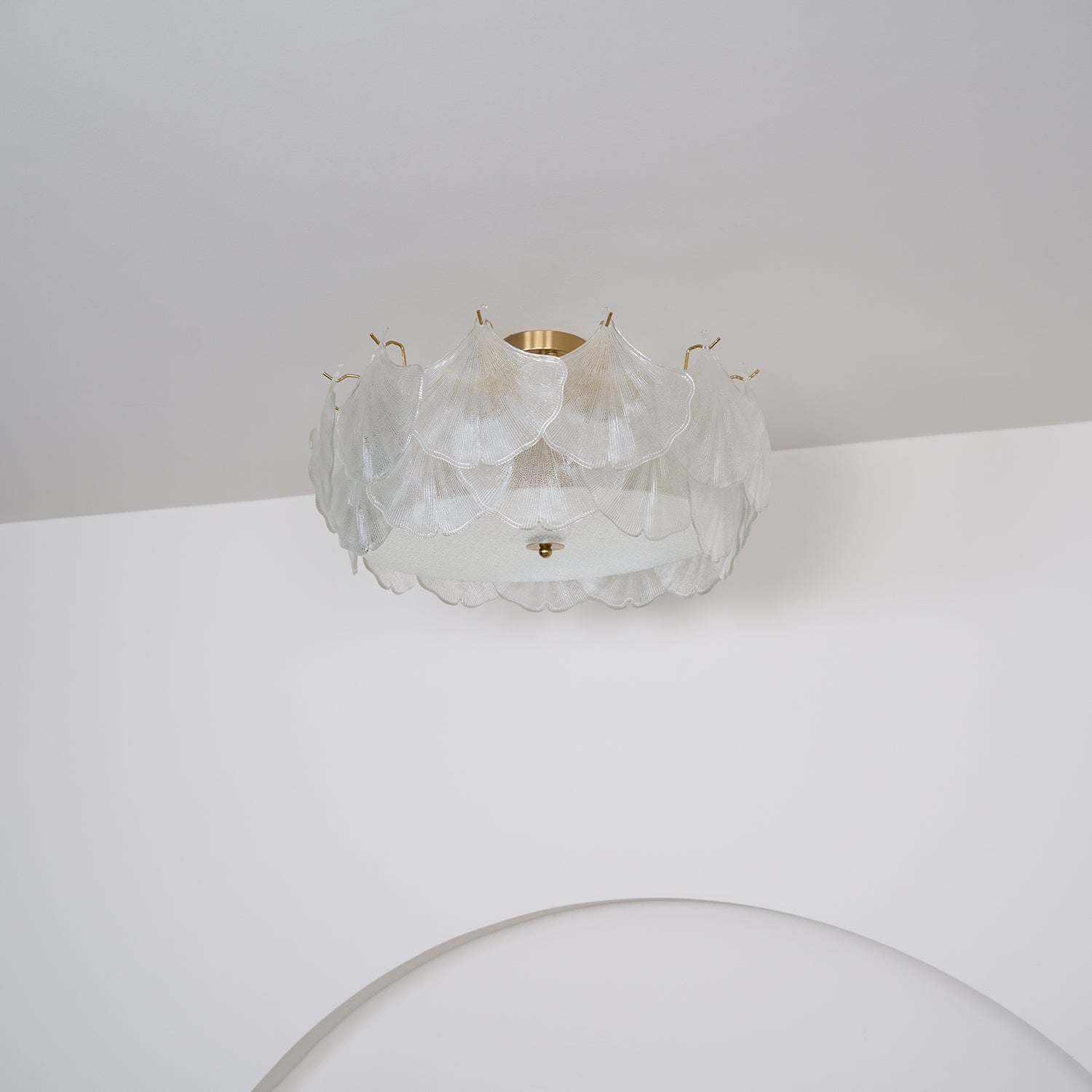 Maple Leaf Cluster Ceiling Light - Blowlighting