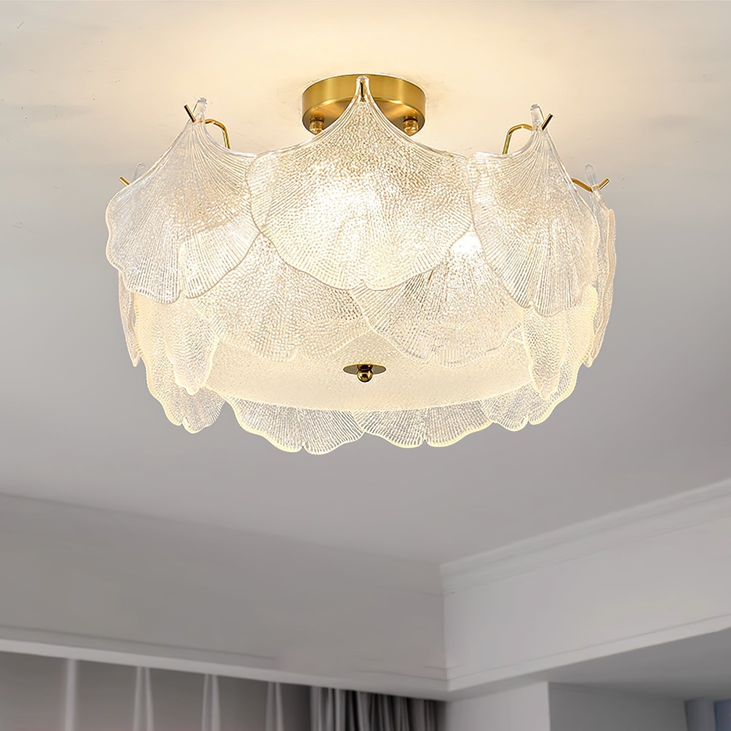 Maple Leaf Cluster Ceiling Light - Blowlighting