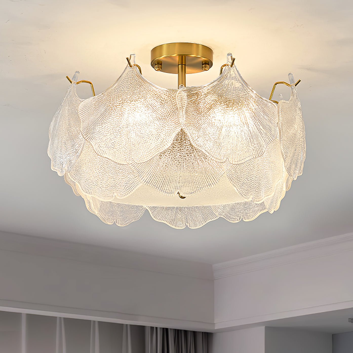 Maple Leaf Cluster Ceiling Light - Blowlighting