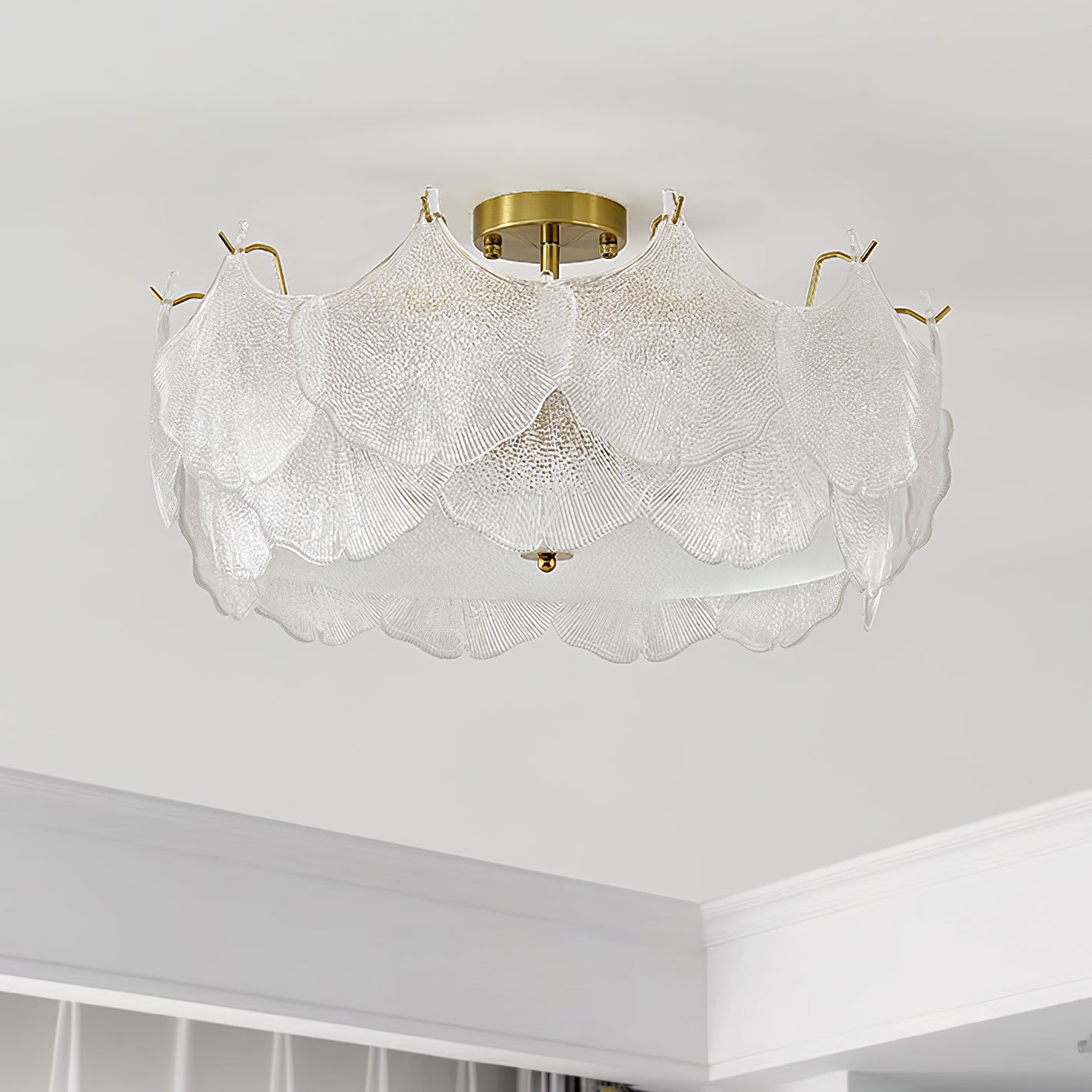 Maple Leaf Cluster Ceiling Light - Blowlighting