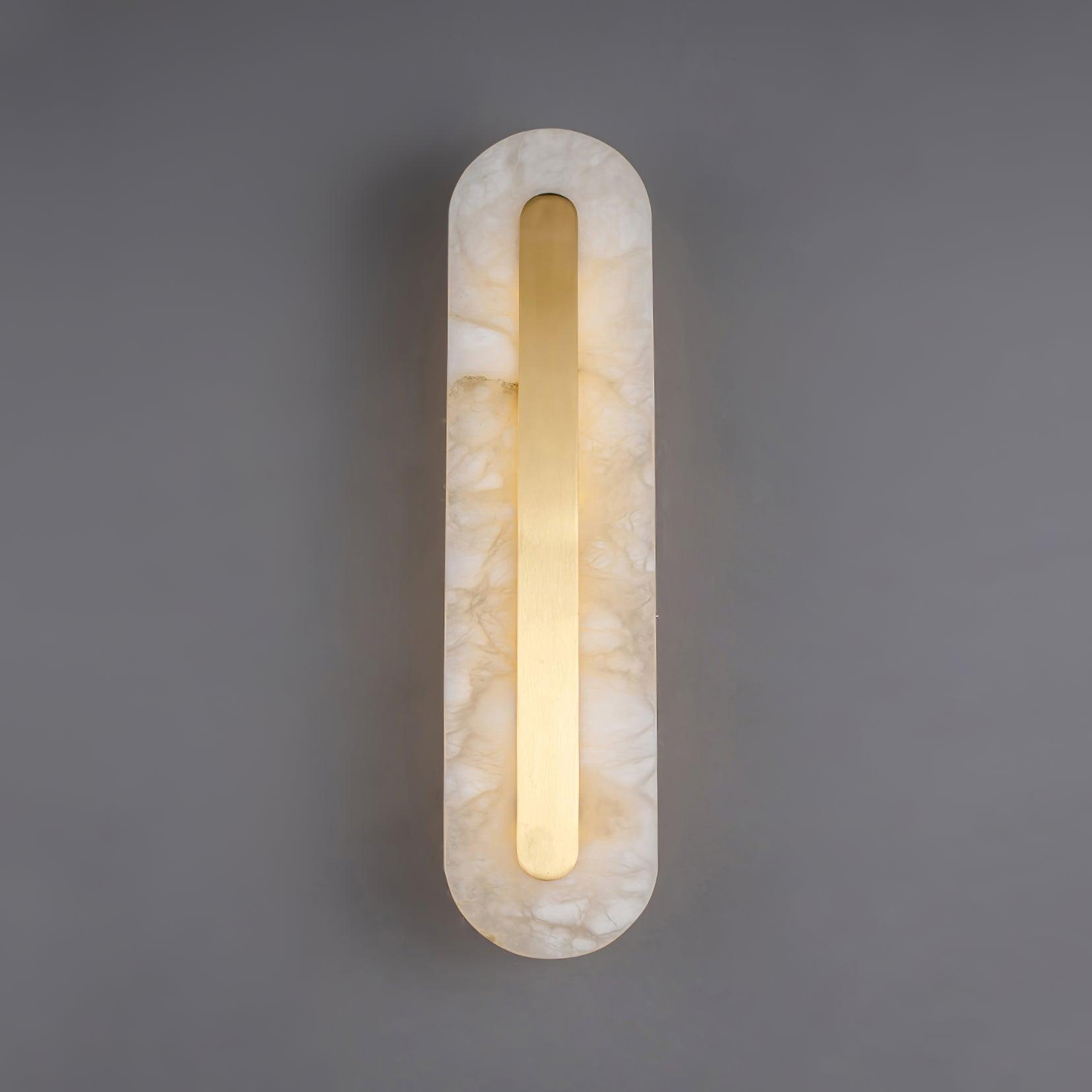 Selvia Minimalist Alabaster Wall Light - Blowlighting