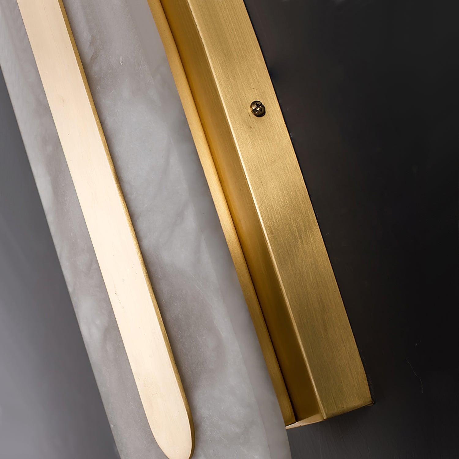 Selvia Minimalist Alabaster Wall Light - Blowlighting