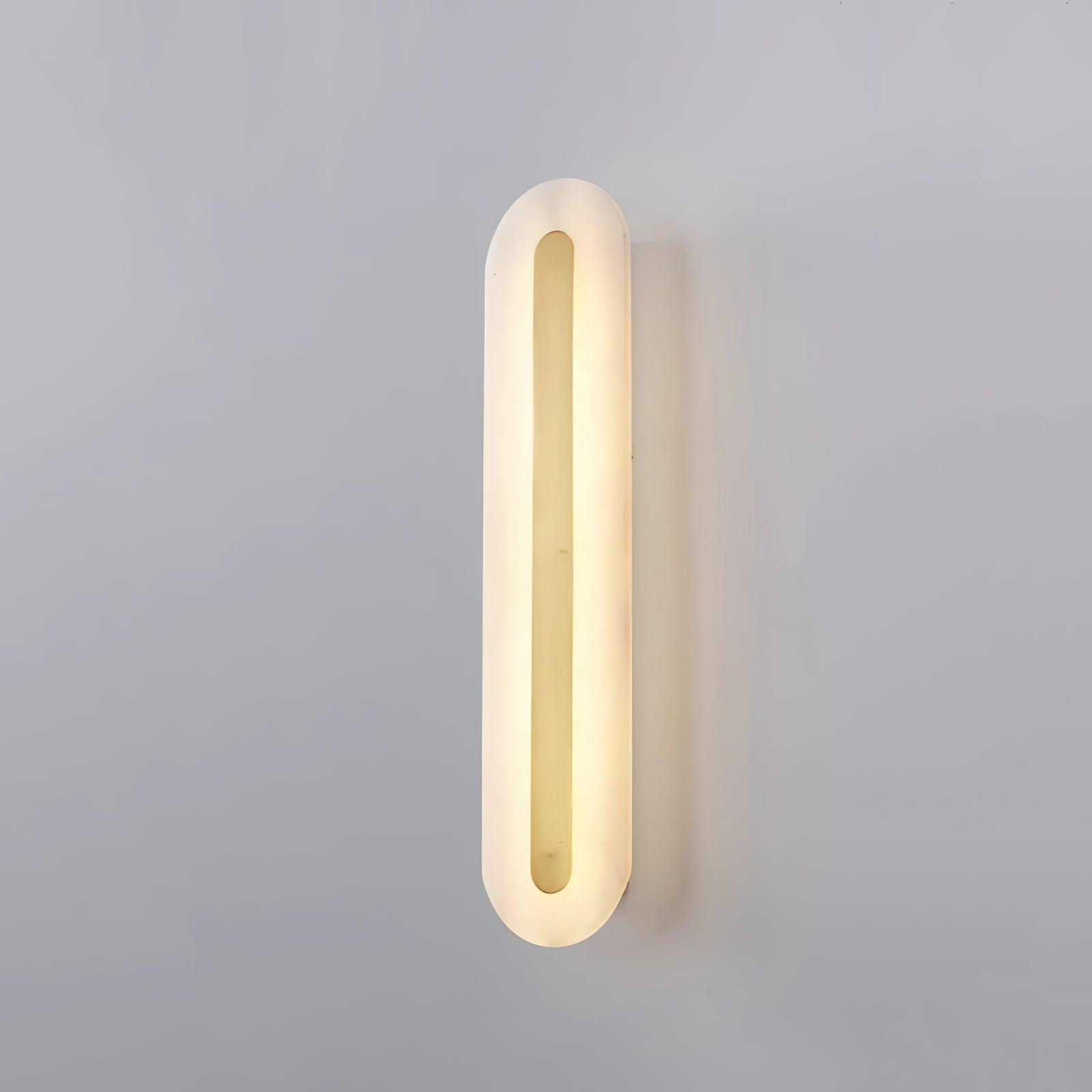 Selvia Minimalist Alabaster Wall Light - Blowlighting