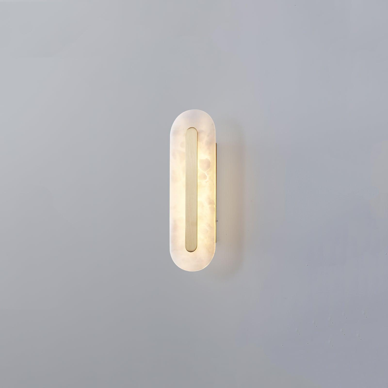 Selvia Minimalist Alabaster Wall Light - Blowlighting