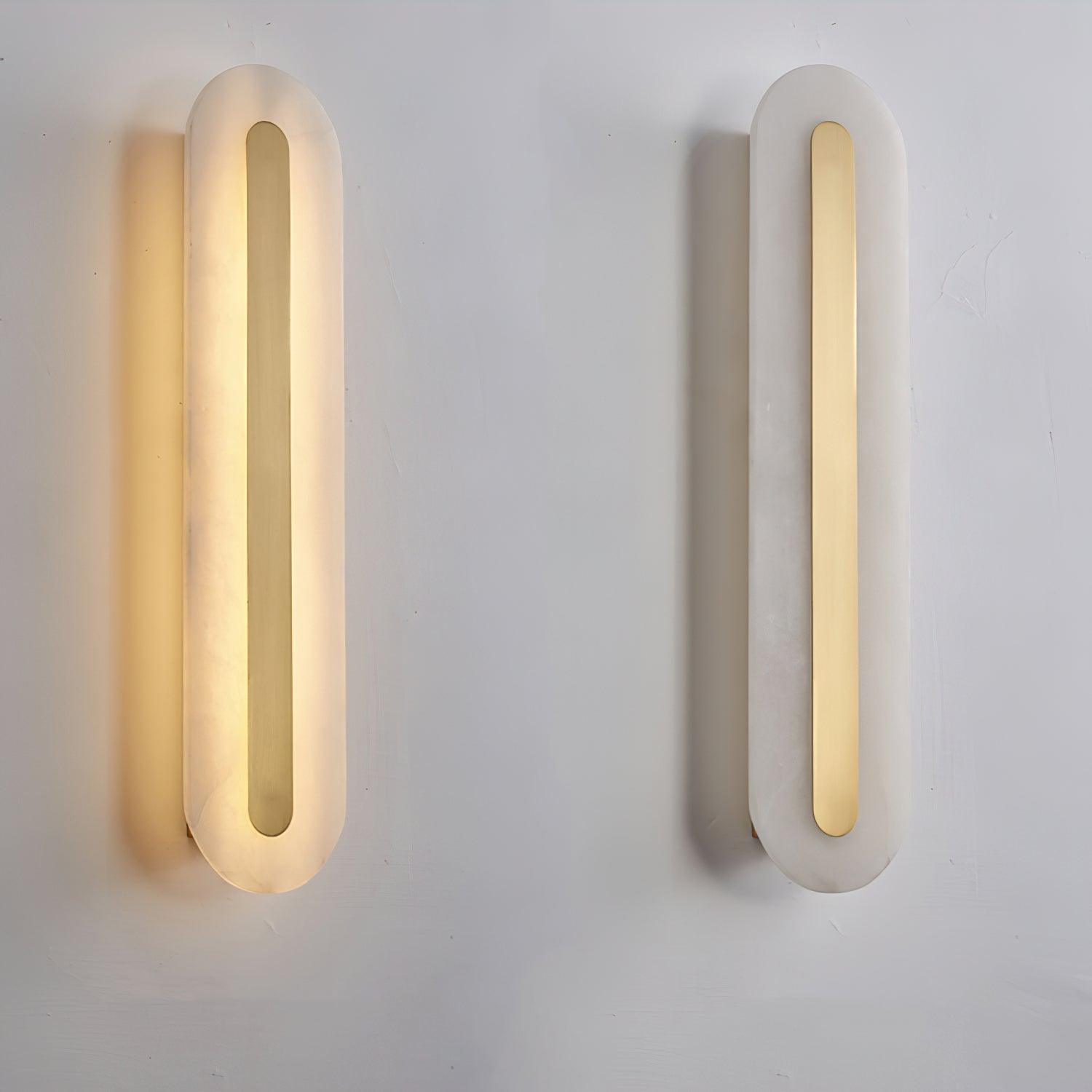 Selvia Minimalist Alabaster Wall Light - Blowlighting