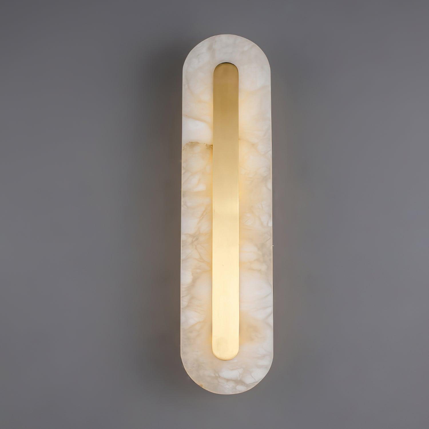 Selvia Minimalist Alabaster Wall Light - Blowlighting