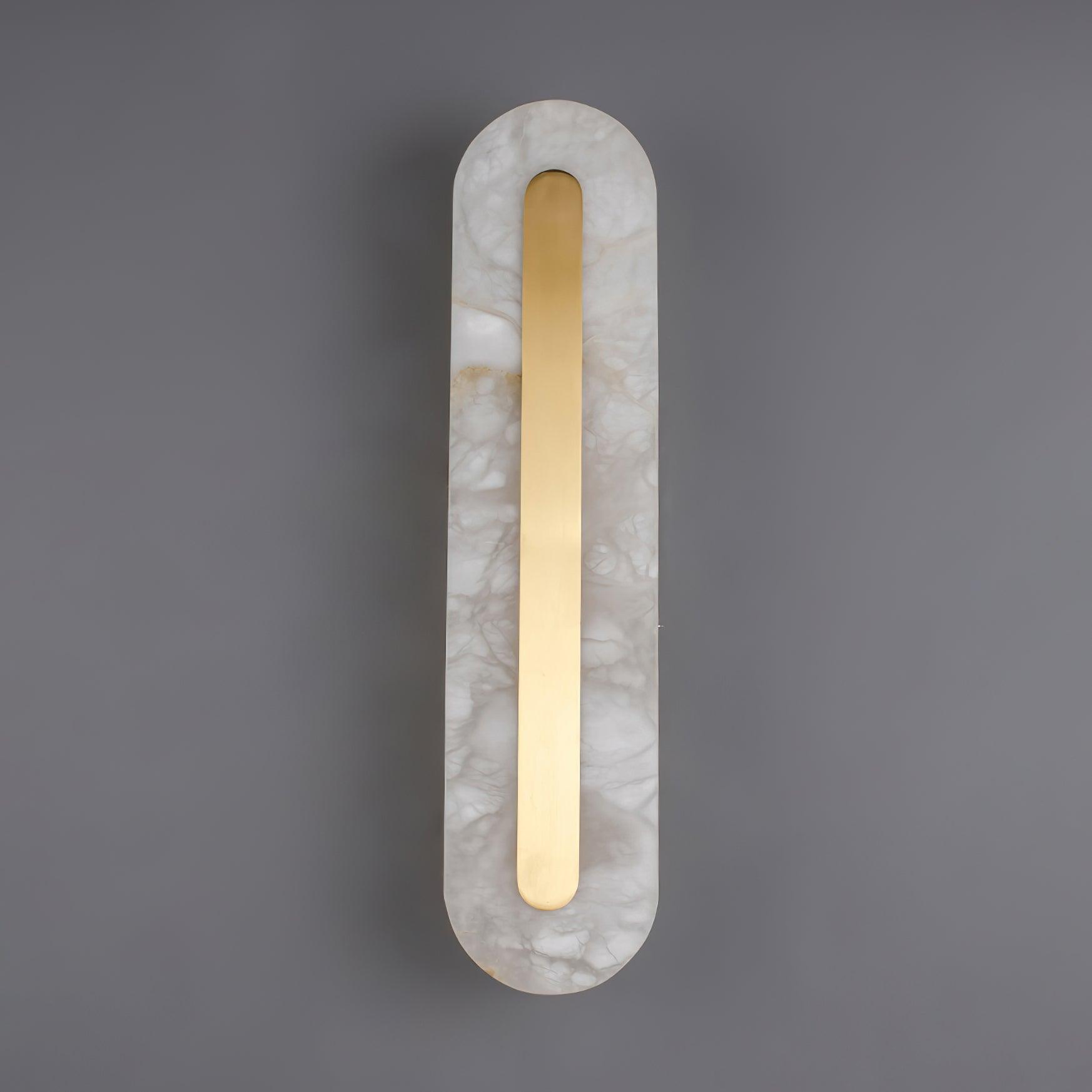Selvia Minimalist Alabaster Wall Light - Blowlighting