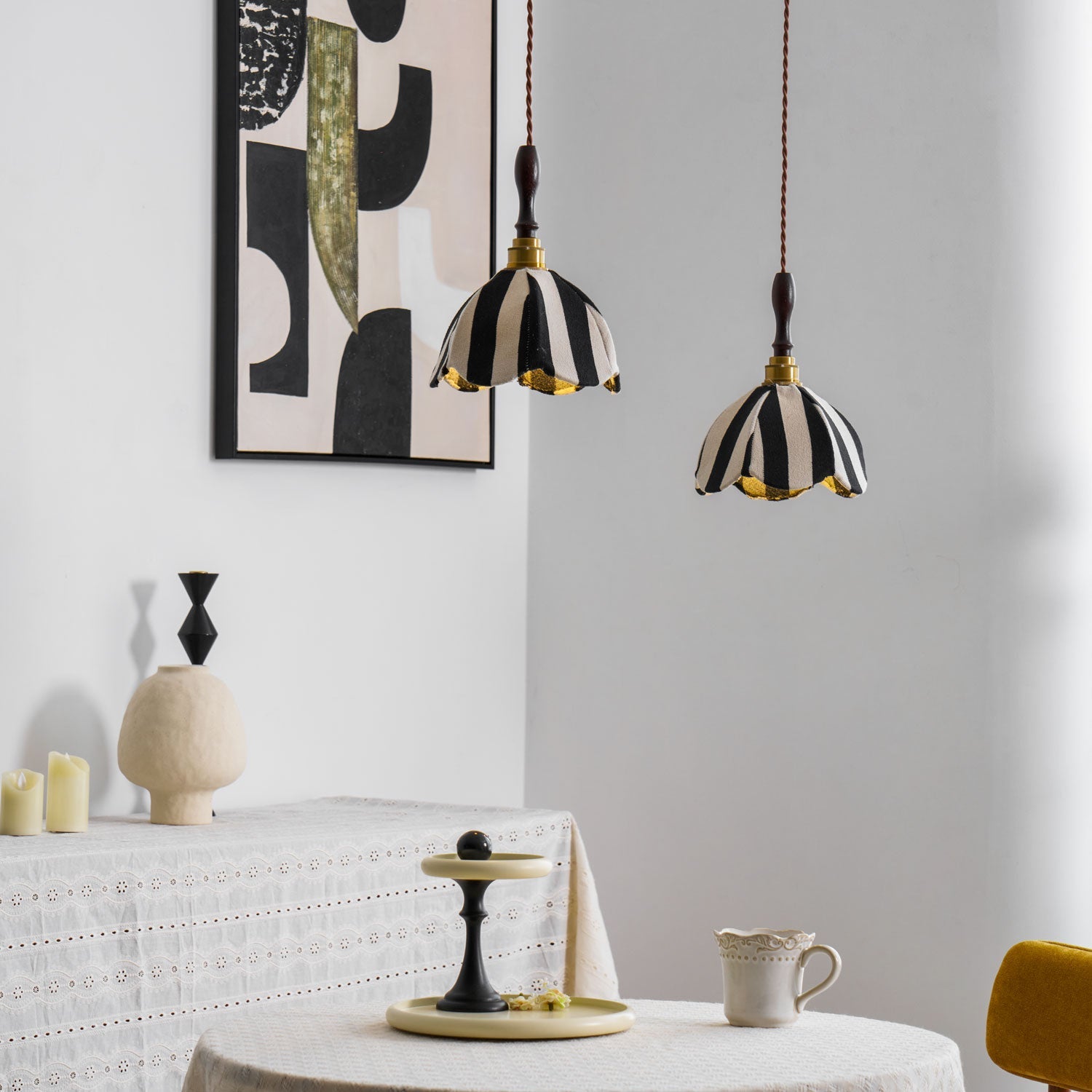 Marbre Stripe Pendant Light - Blowlighting