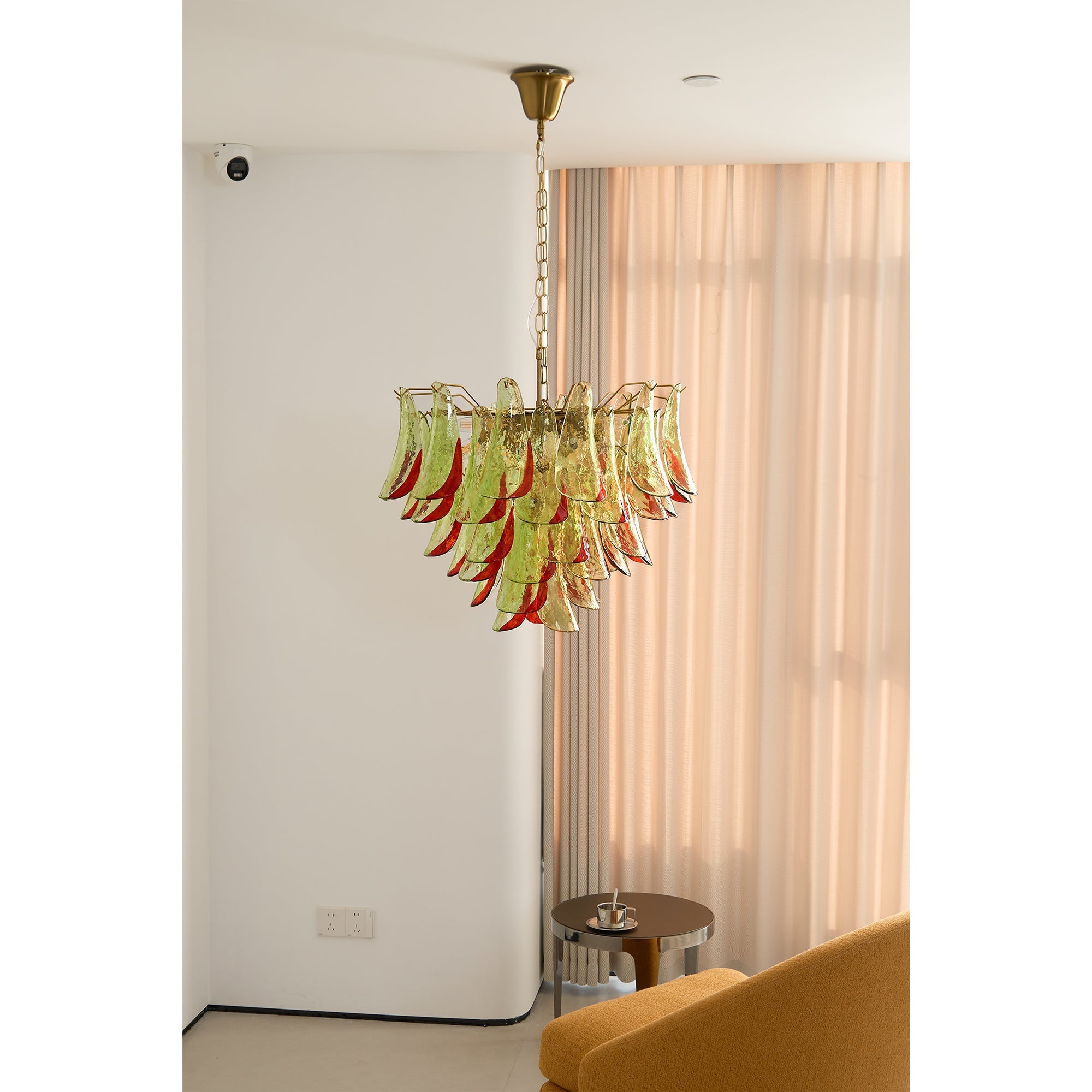 Aurora Chandelier Murano Glass Petal Elegant - Blowlighting