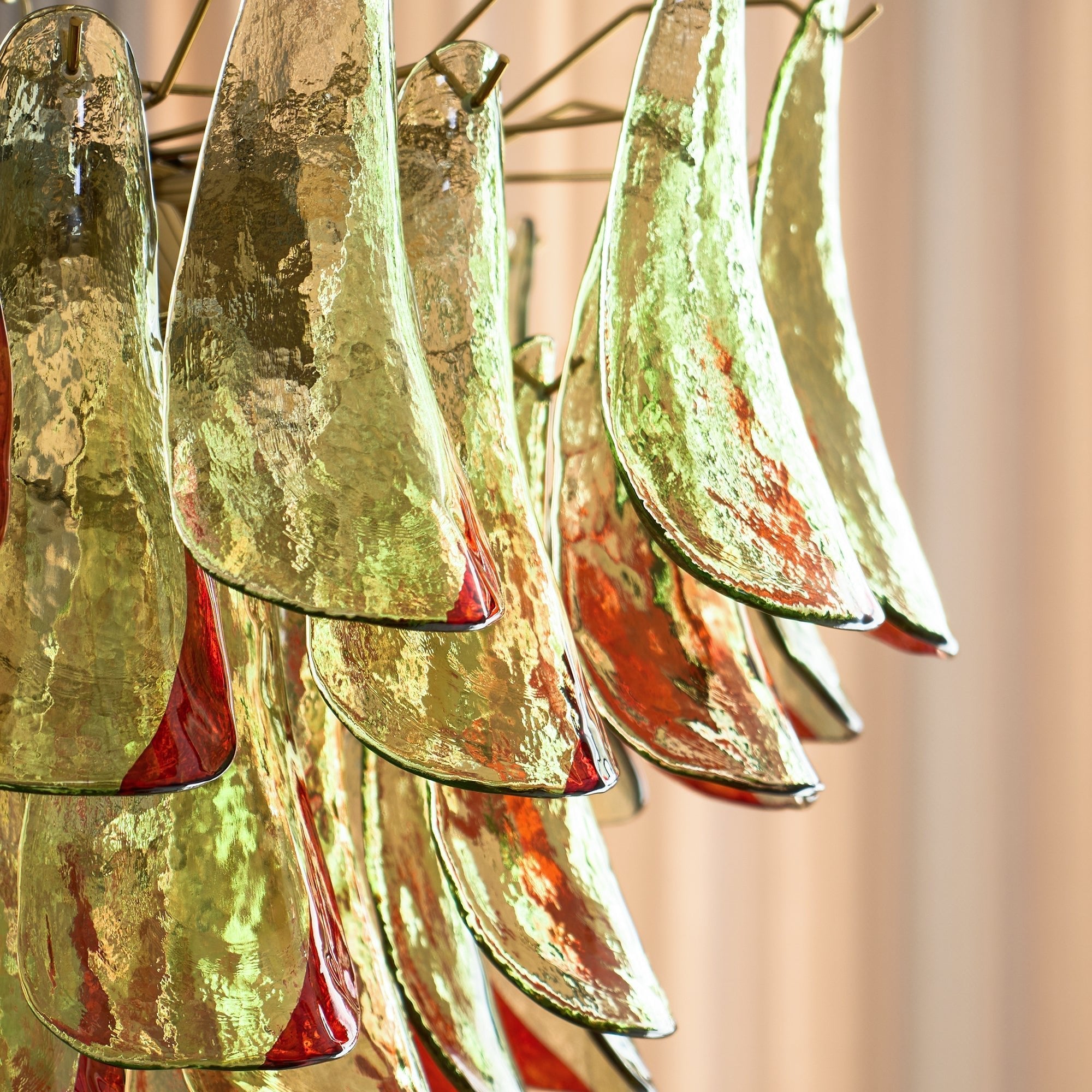 Aurora Chandelier Murano Glass Petal Elegant - Blowlighting