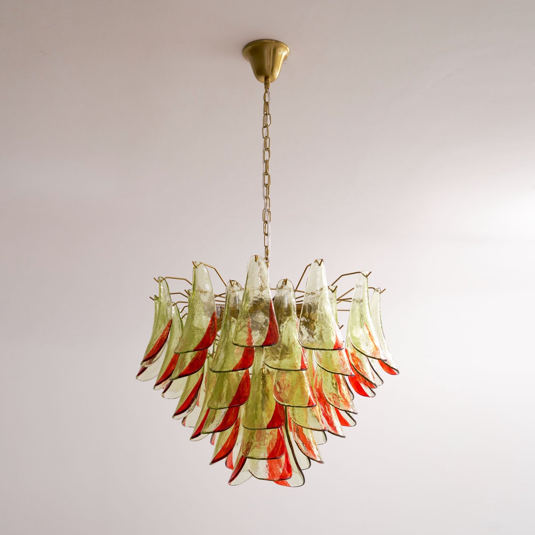 Aurora Chandelier Murano Glass Petal Elegant - Blowlighting