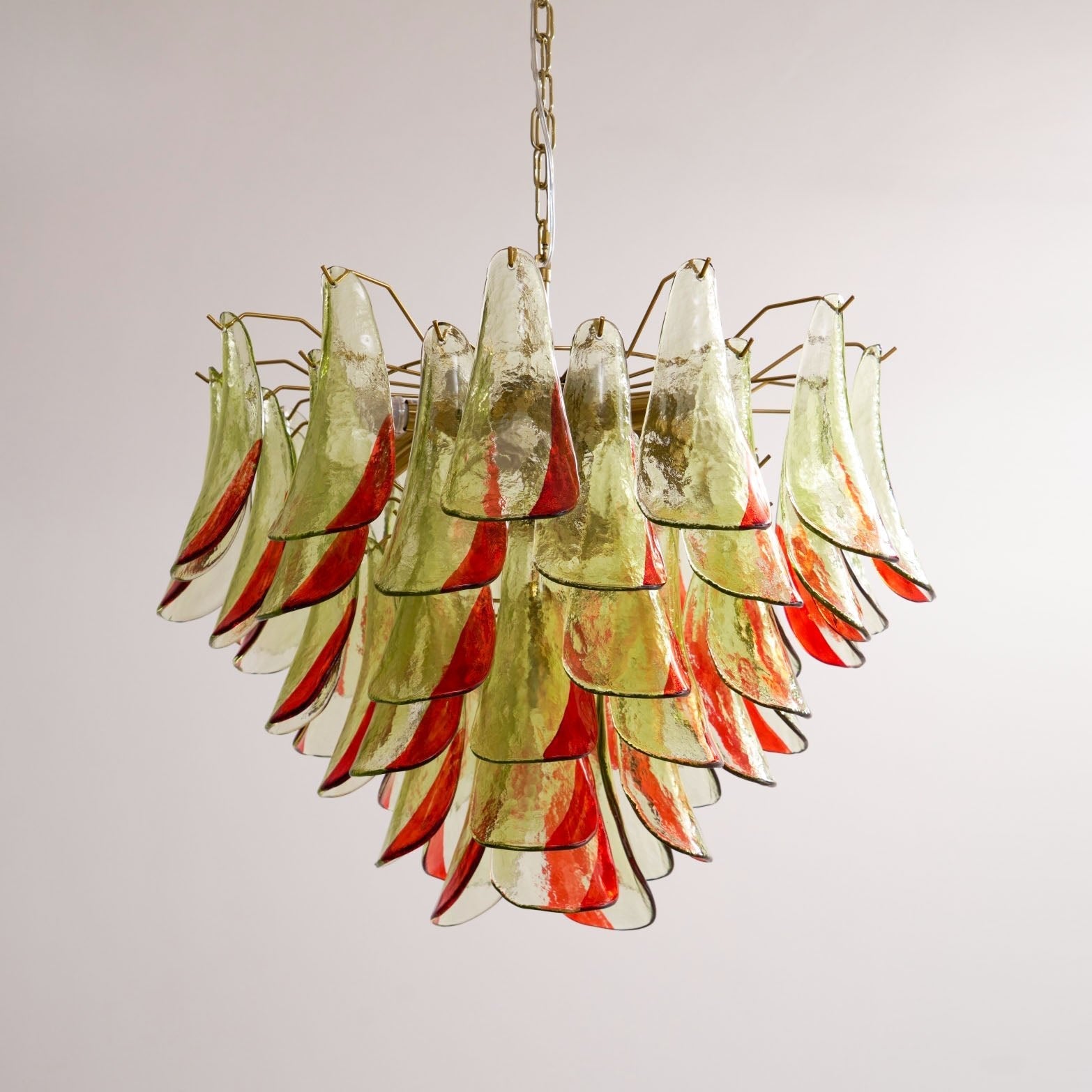 Aurora Chandelier Murano Glass Petal Elegant - Blowlighting