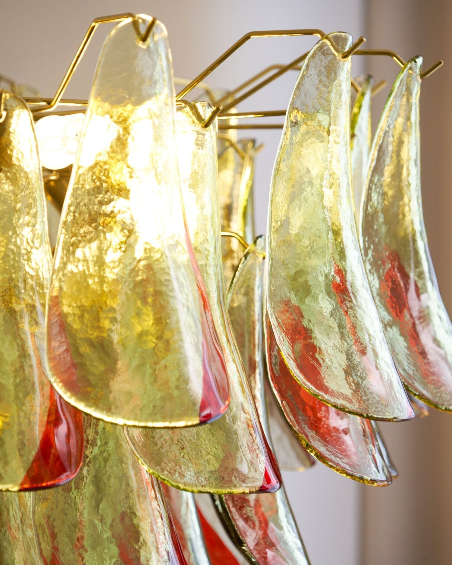 Aurora Chandelier Murano Glass Petal Elegant - Blowlighting