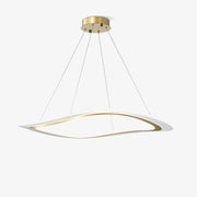 Lustra Chandelier LED Acrylic Gold Modern - Blowlighting