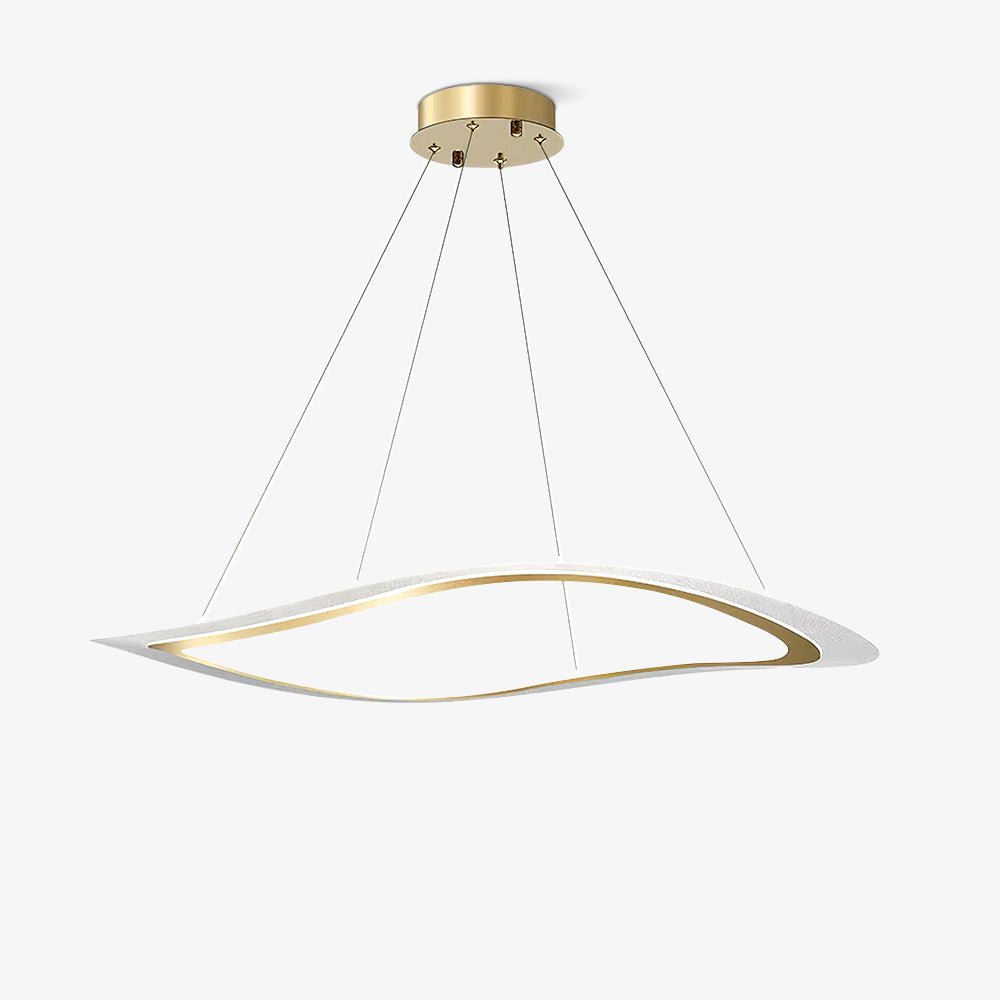 Lustra Chandelier LED Acrylic Gold Modern - Blowlighting