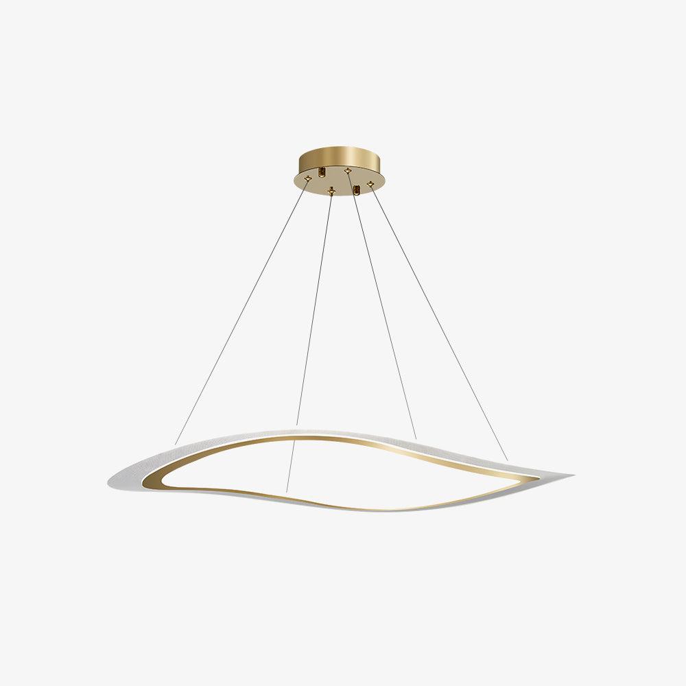 Lustra Chandelier LED Acrylic Gold Modern - Blowlighting