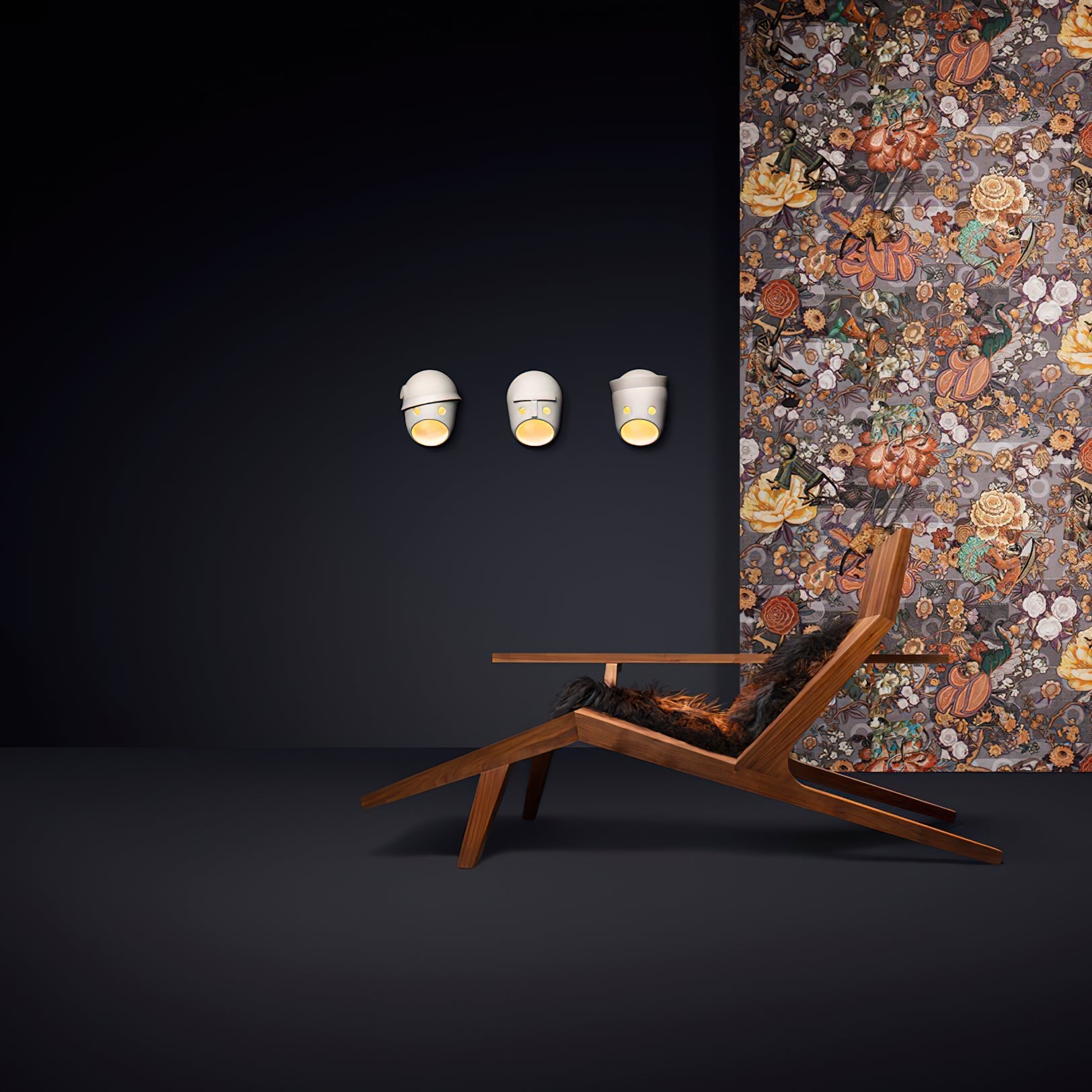 Mask Wall Light - Blowlighting