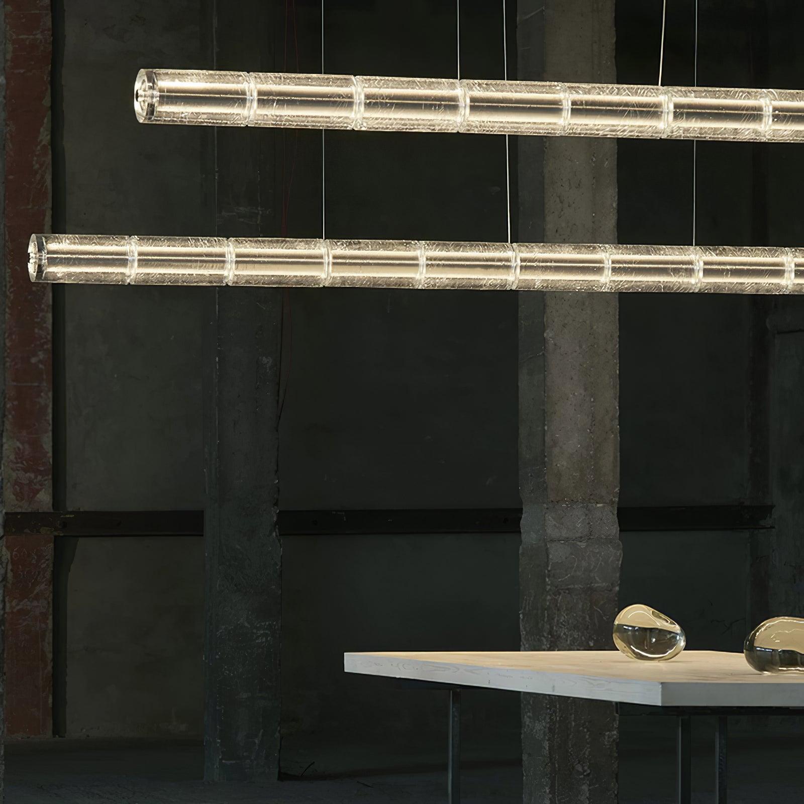 Lyliris Glass Linear Pendant - Blowlighting