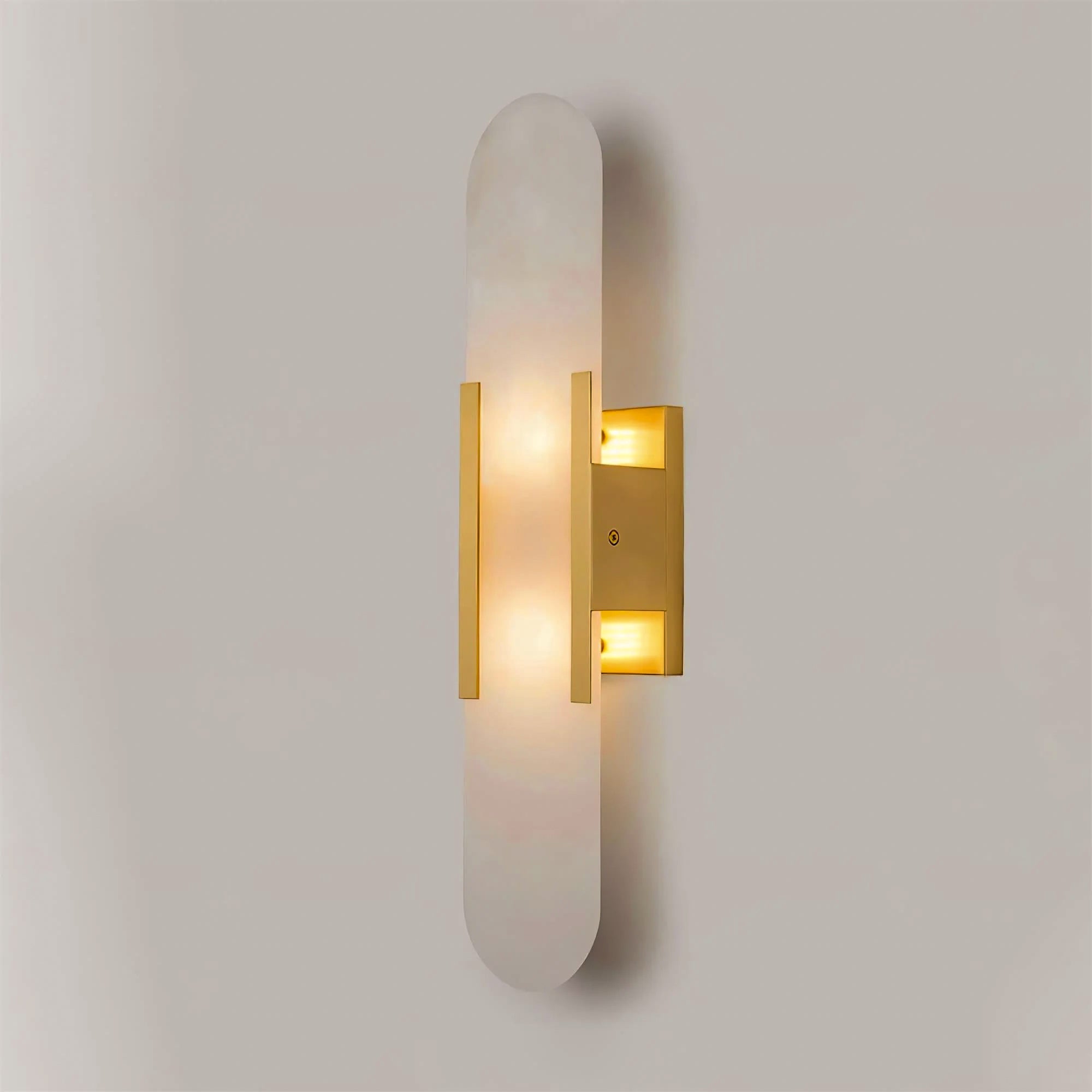 Olraeia Alabaster Dual Wall Lamp - Blowlighting