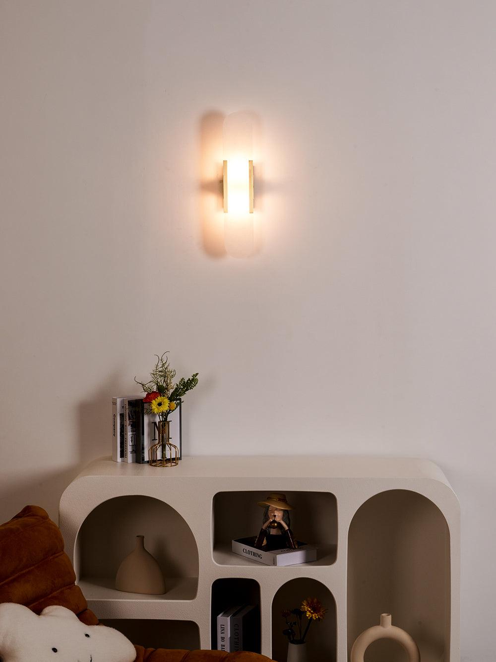 Olraeia Alabaster Dual Wall Lamp - Blowlighting