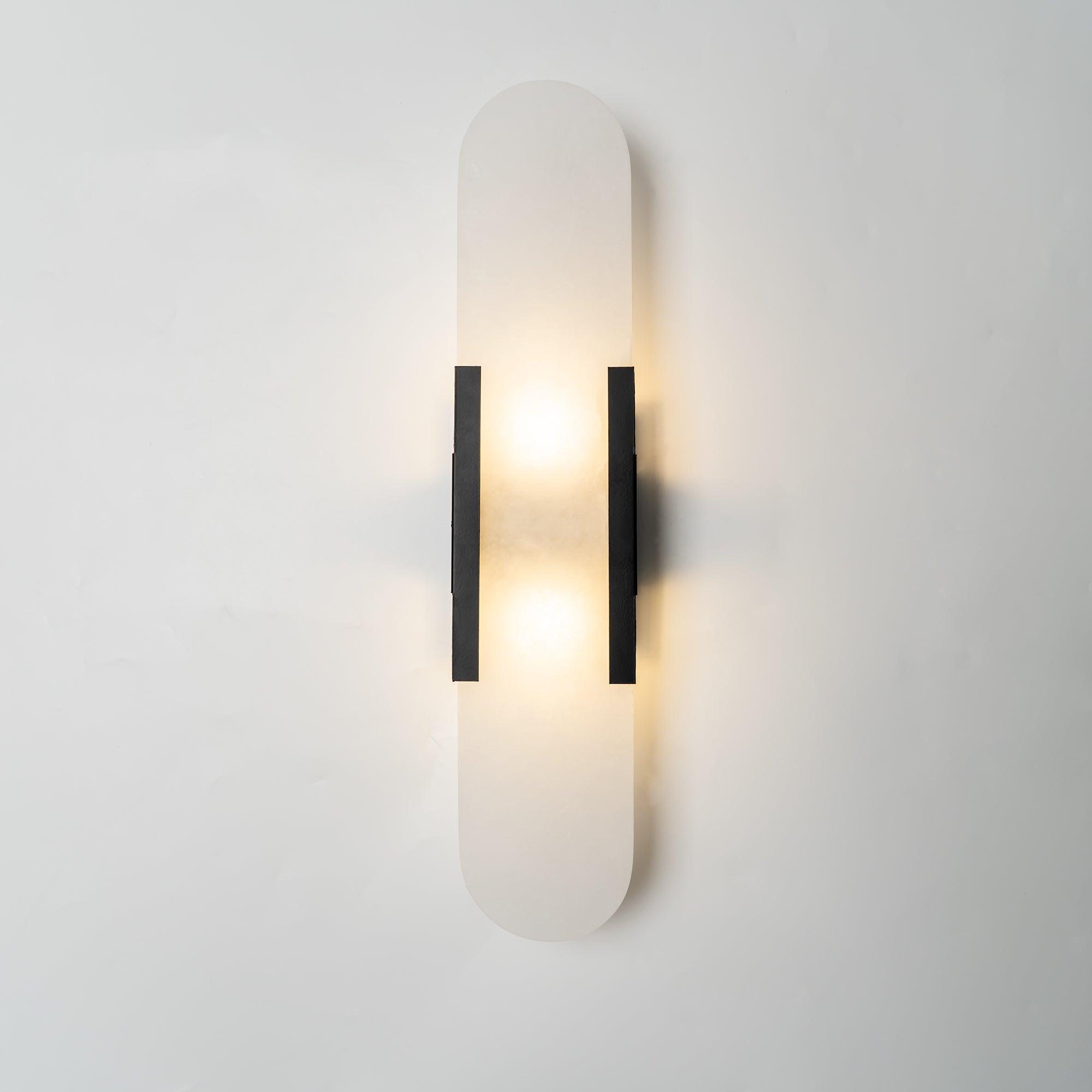Olraeia Alabaster Dual Wall Lamp - Blowlighting