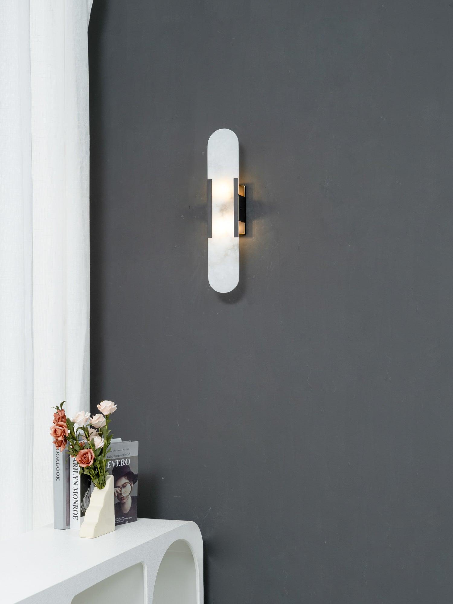 Olraeia Alabaster Dual Wall Lamp - Blowlighting