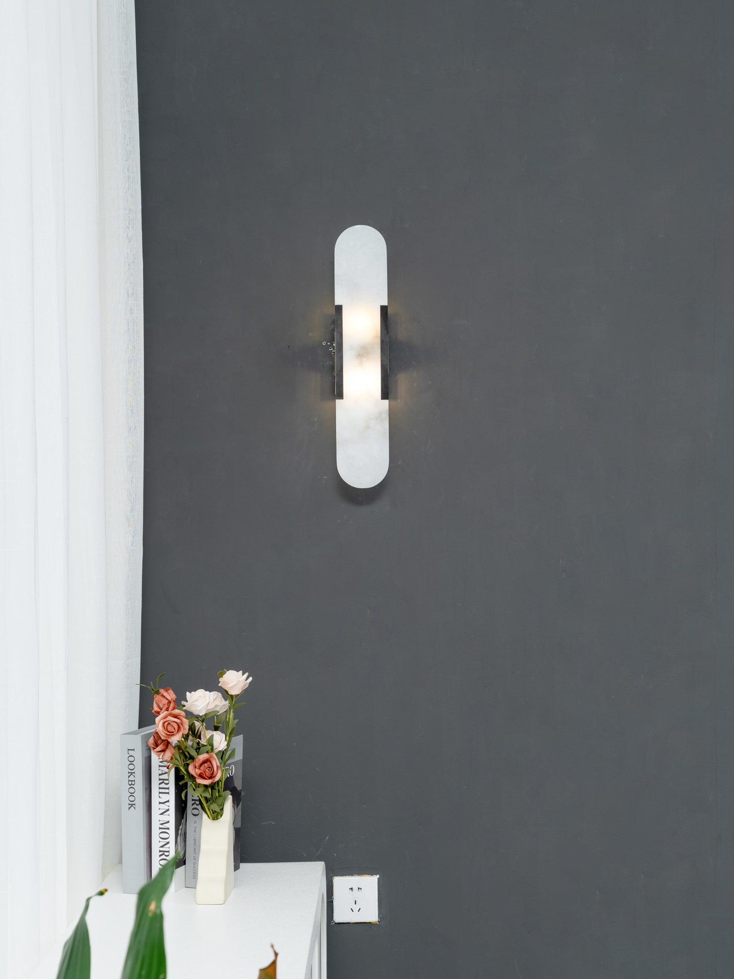 Olraeia Alabaster Dual Wall Lamp - Blowlighting