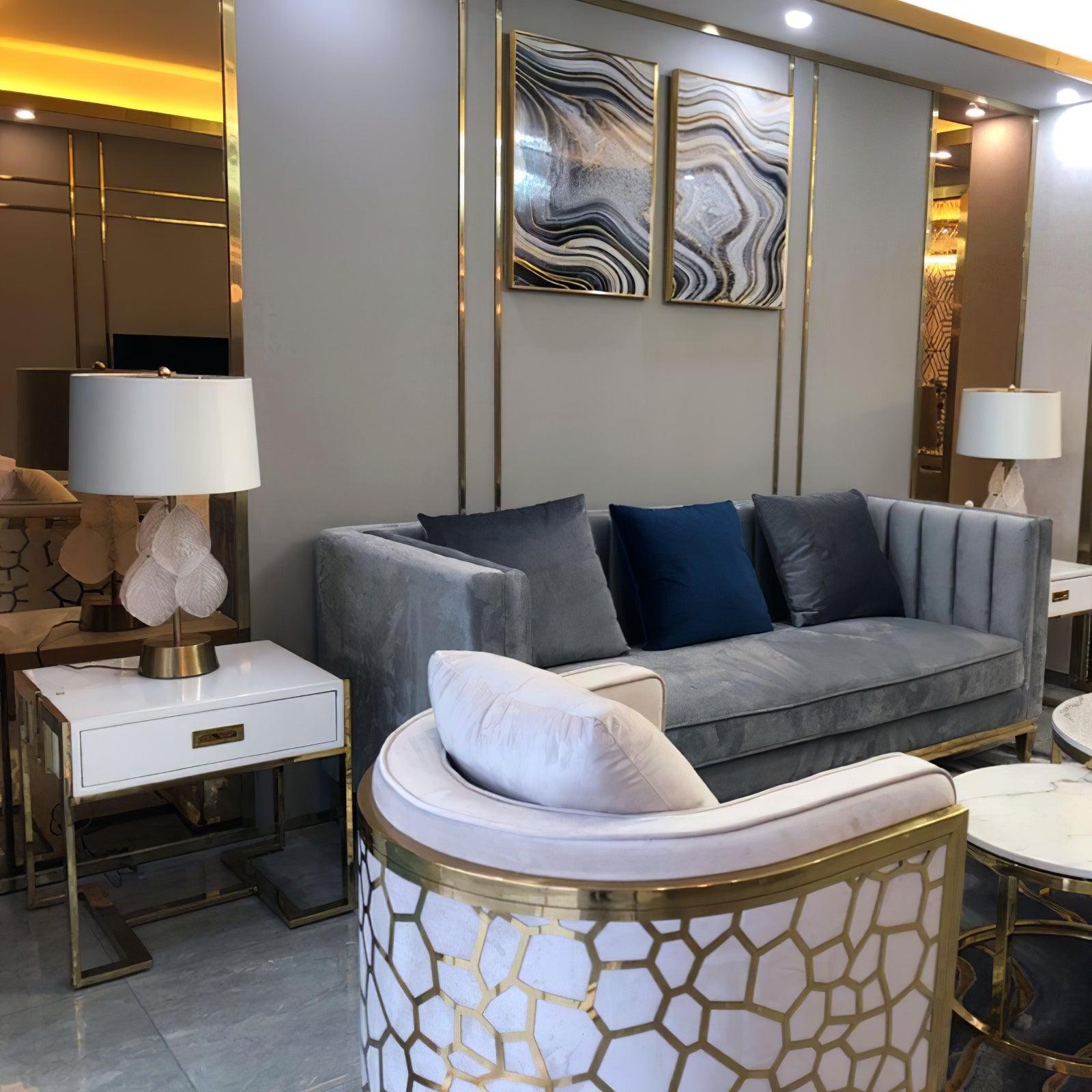 Elara Elegant Glass Table Lamp - Blowlighting