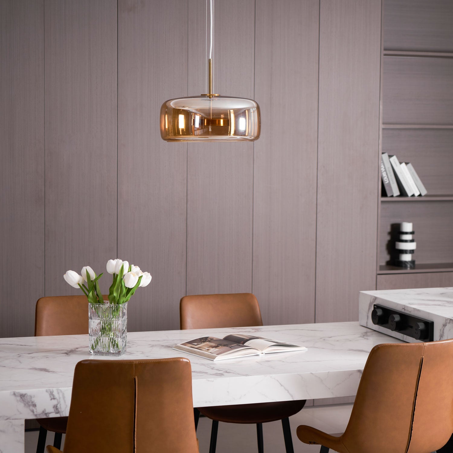 Metro Sphere Glass Pendant Lamp - Blowlighting
