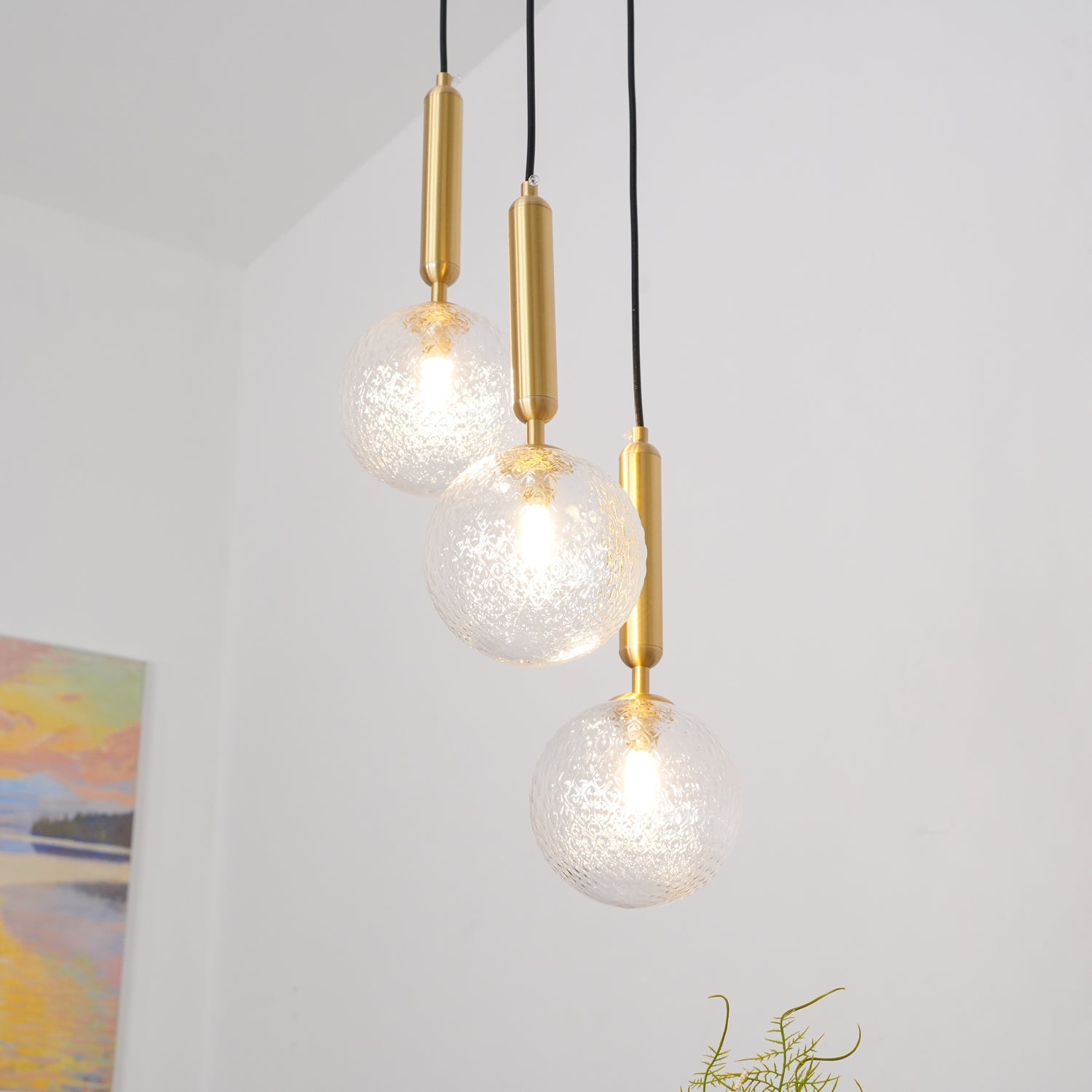 Miira Brass Pendant Light - Blowlighting