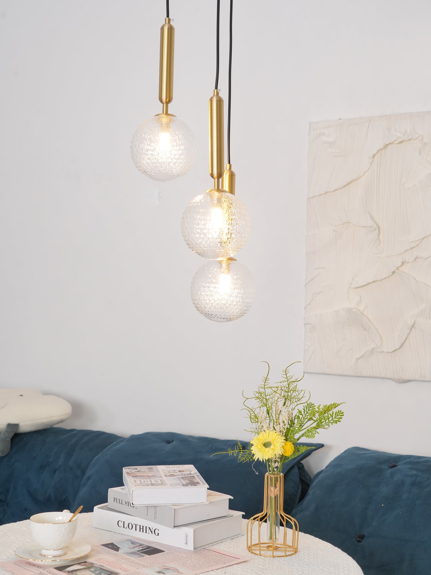 Miira Brass Pendant Light - Blowlighting