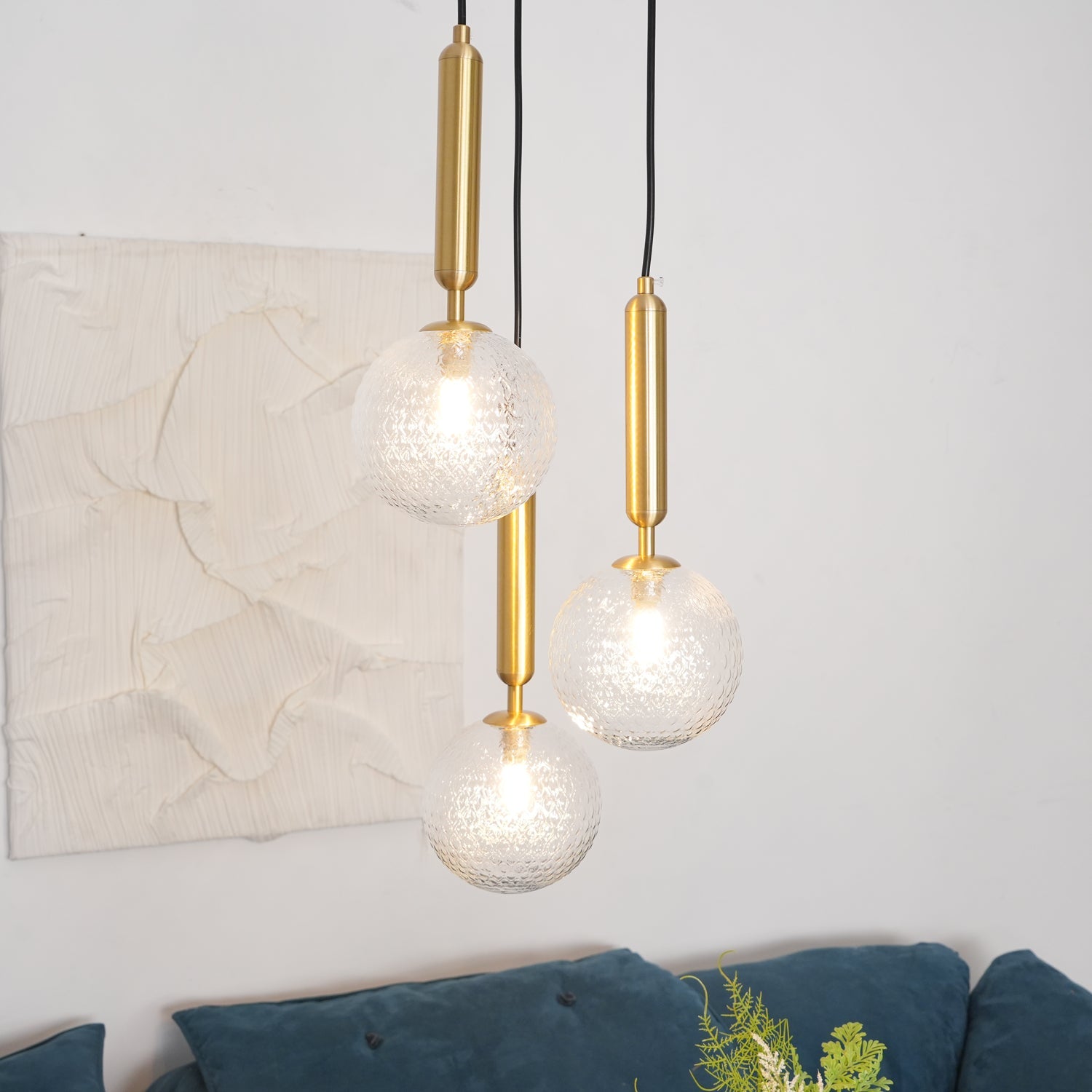 Miira Brass Pendant Light - Blowlighting