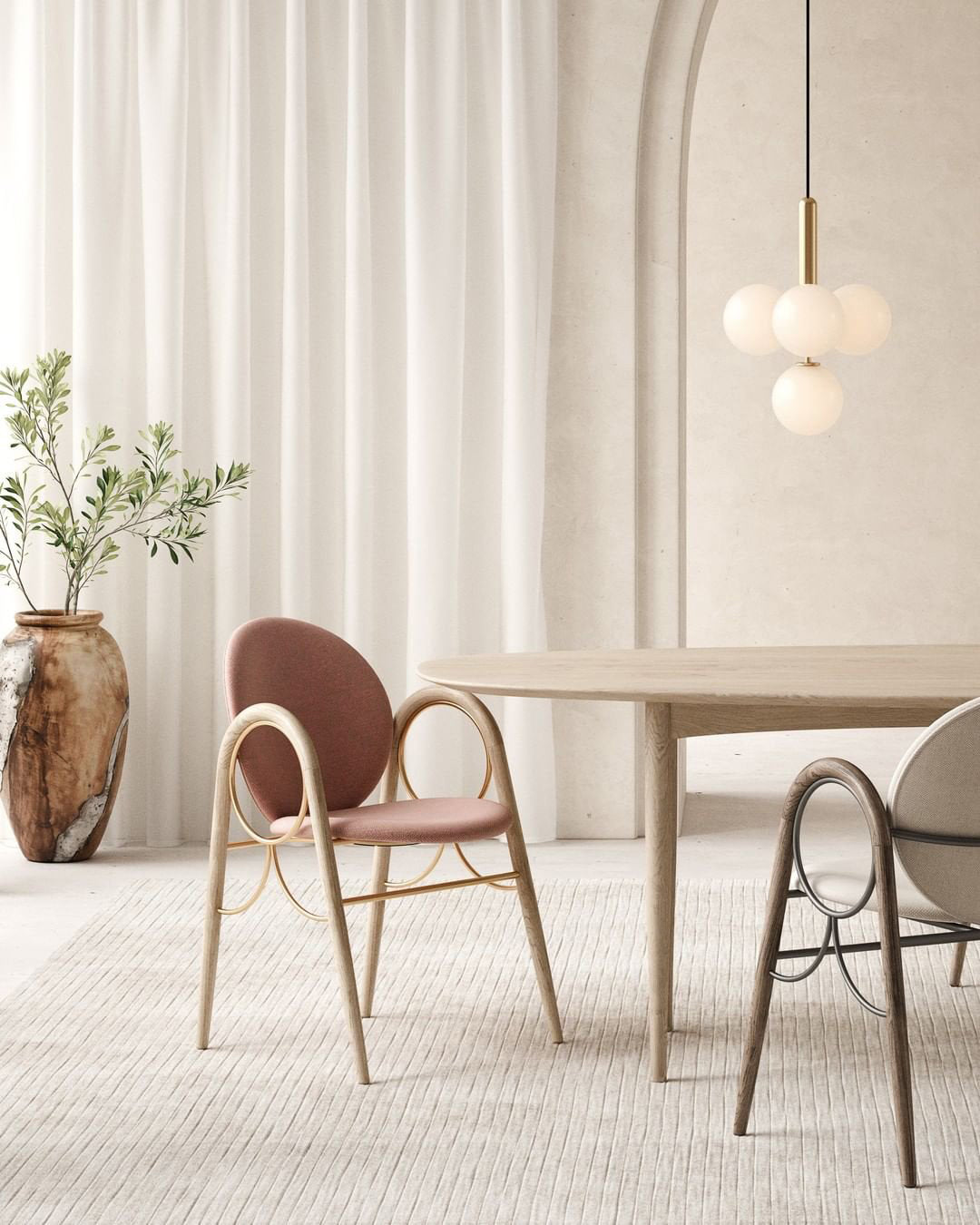 Miira Brass Pendant Light - Blowlighting