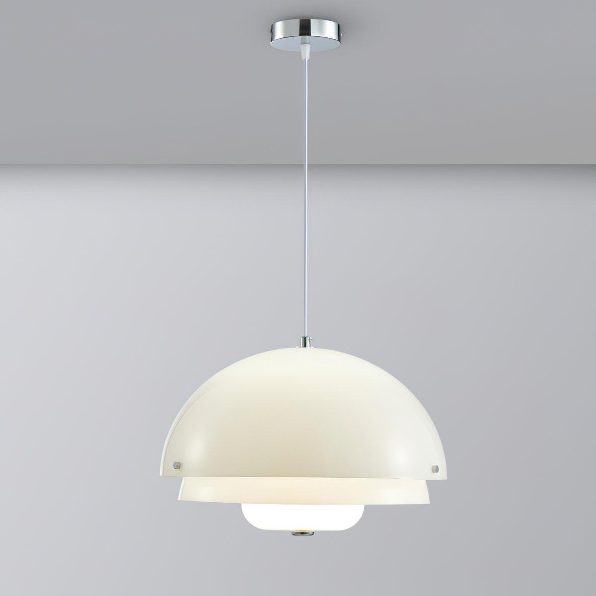 Milk White Layer Pendant Lamp - Blowlighting