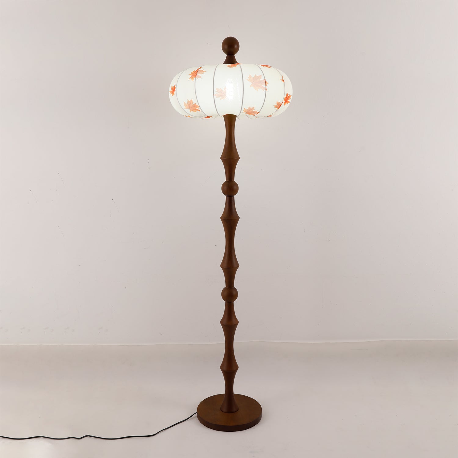 Milo Walnut Floor Lamp - Blowlighting