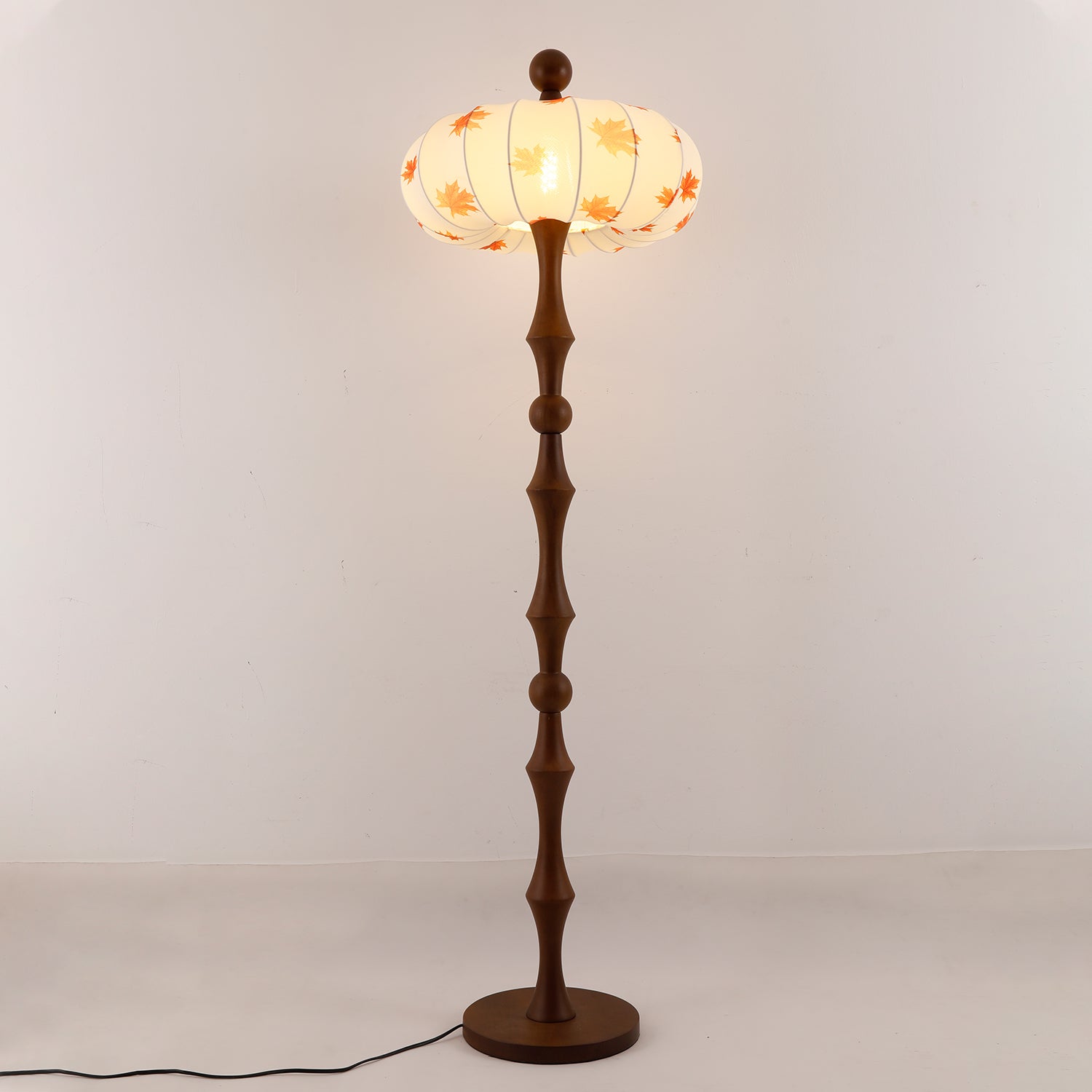 Milo Walnut Floor Lamp - Blowlighting
