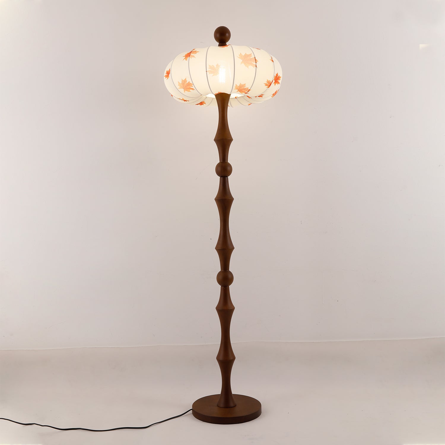 Milo Walnut Floor Lamp - Blowlighting