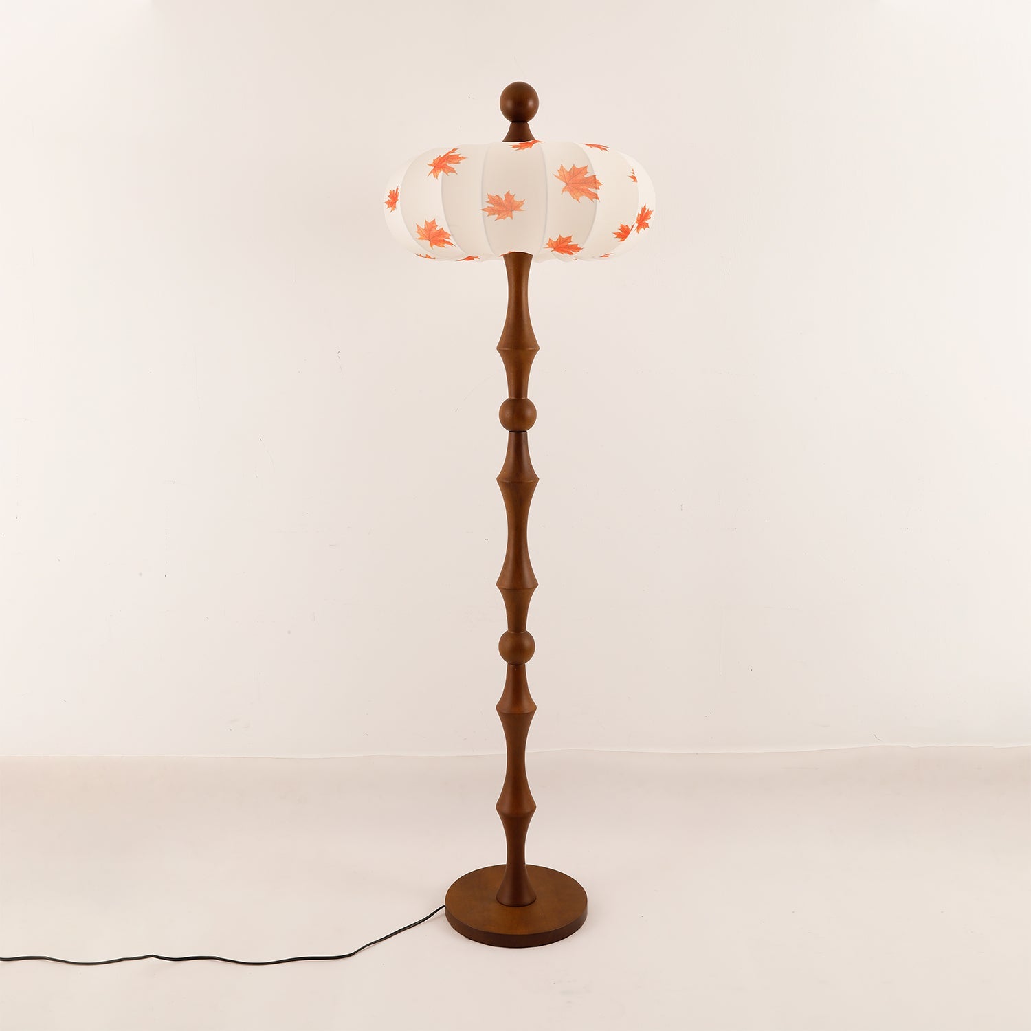 Milo Walnut Floor Lamp - Blowlighting