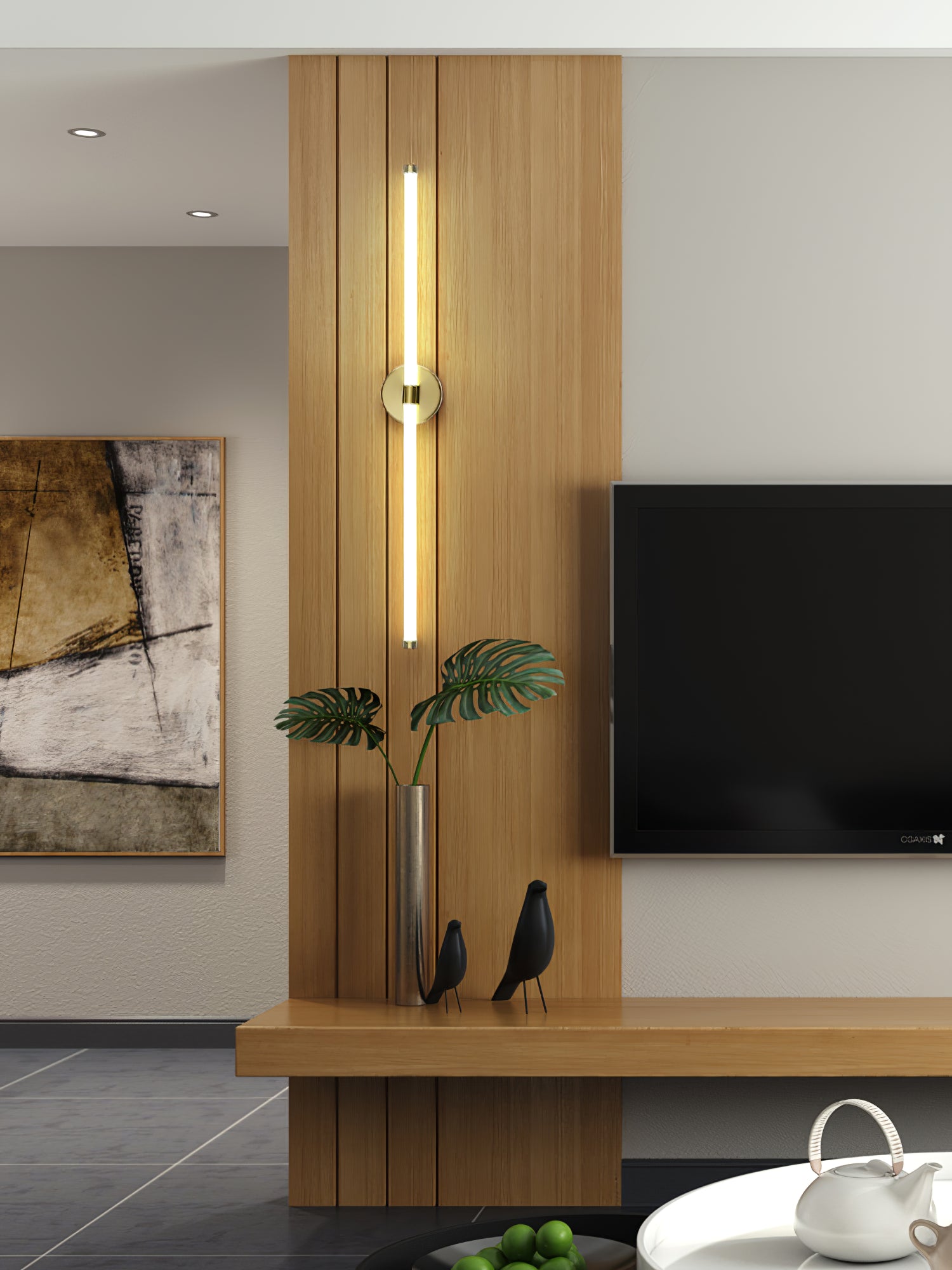 Minimalist Vertical Wall Sconce - Blowlighting