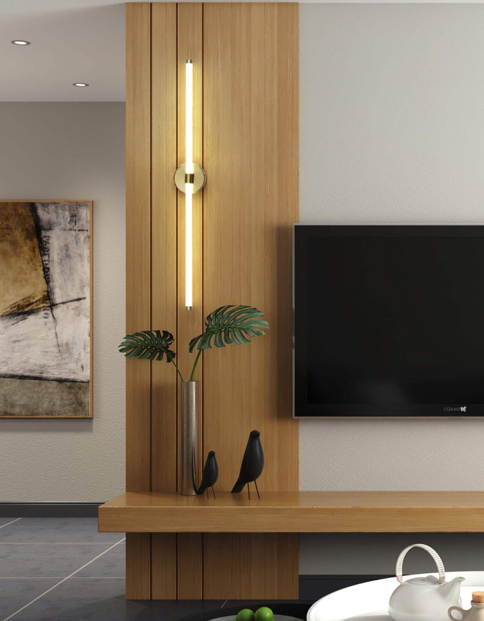 Minimalist Vertical Wall Sconce - Blowlighting
