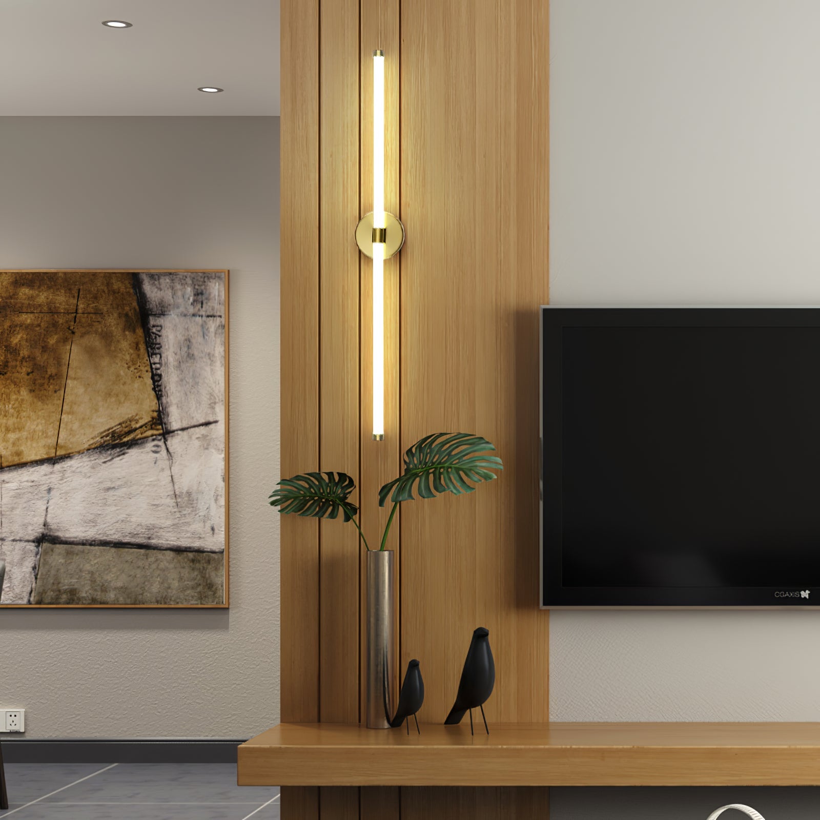 Minimalist Vertical Wall Sconce - Blowlighting
