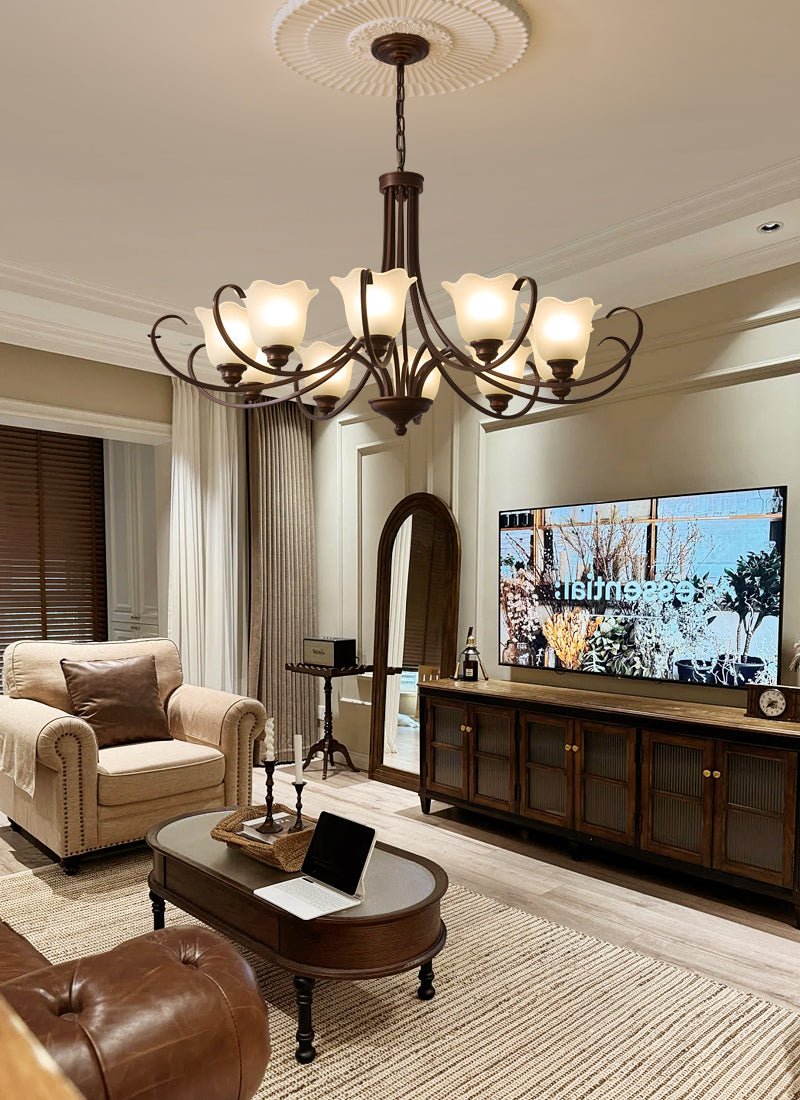 Mireille Floral Chandelier - Blowlighting