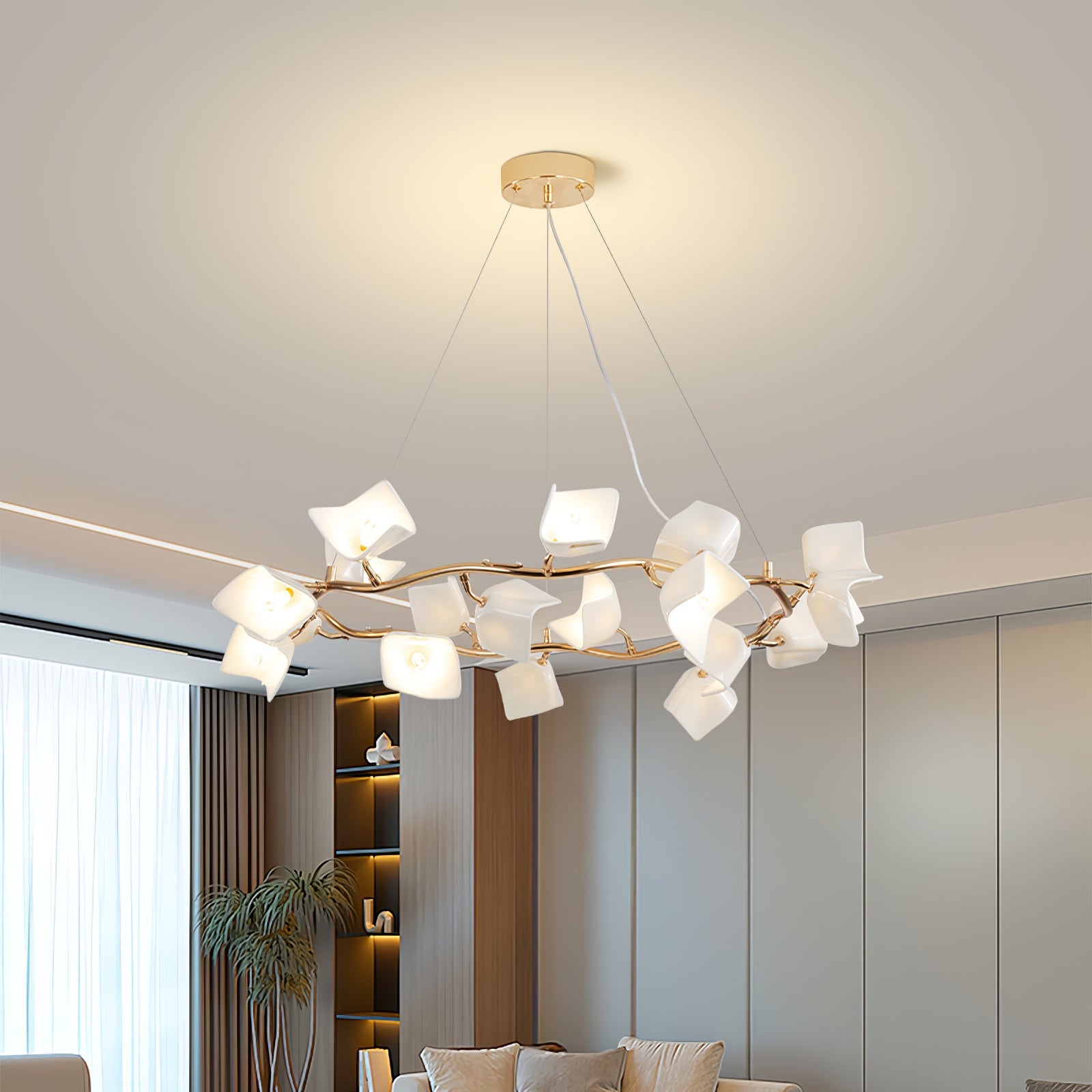 Mistral Flora Chandelier - Blowlighting