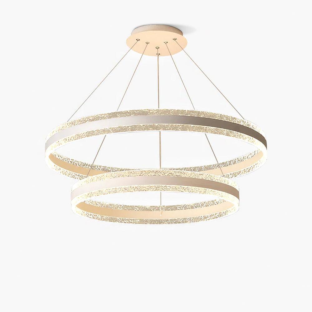 Modern Circle LED Chandelier - Blowlighting